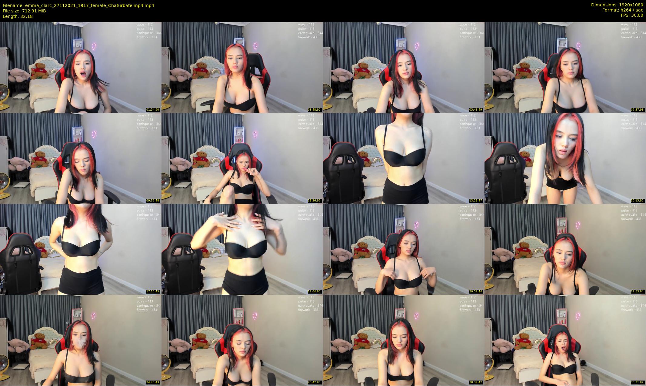 emma_clarc — 33 minute Chaturbate female cam show recording, 1080p, Nov 27, 2021