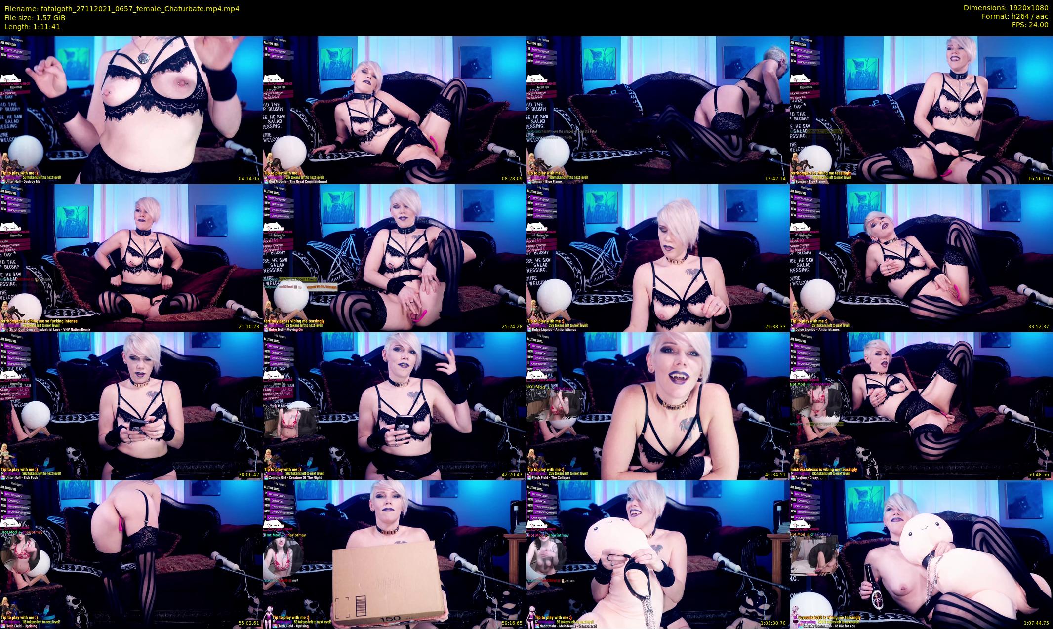 fatalgoth — 72 minute Chaturbate couple cam show recording, 1080p, Nov 27, 2021