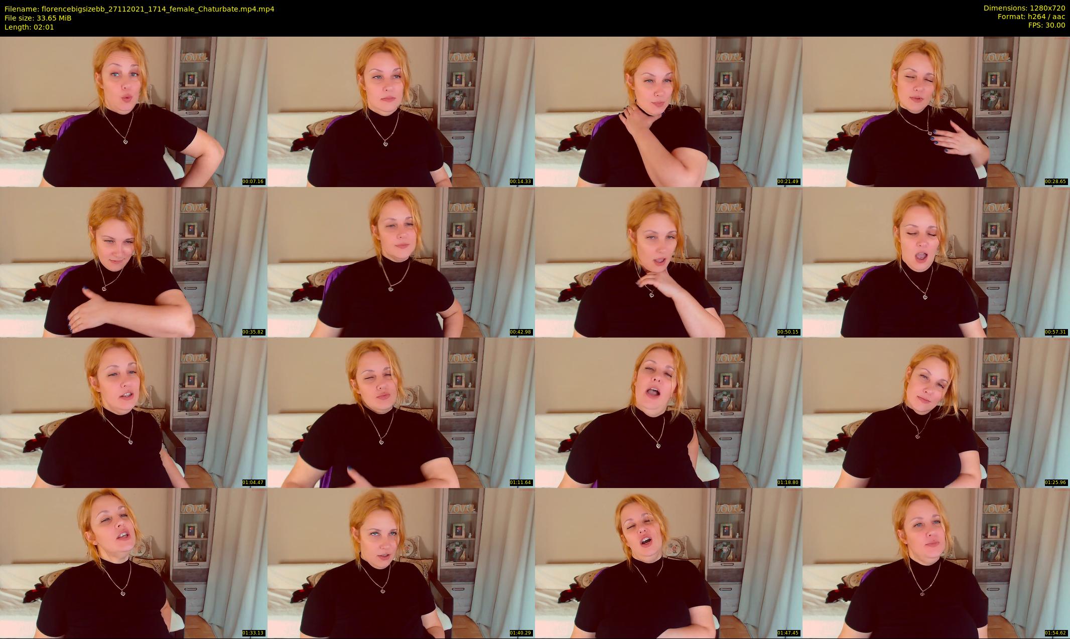 florencebigsizebb — 3 minute Chaturbate female cam show recording, 720p, Nov 27, 2021