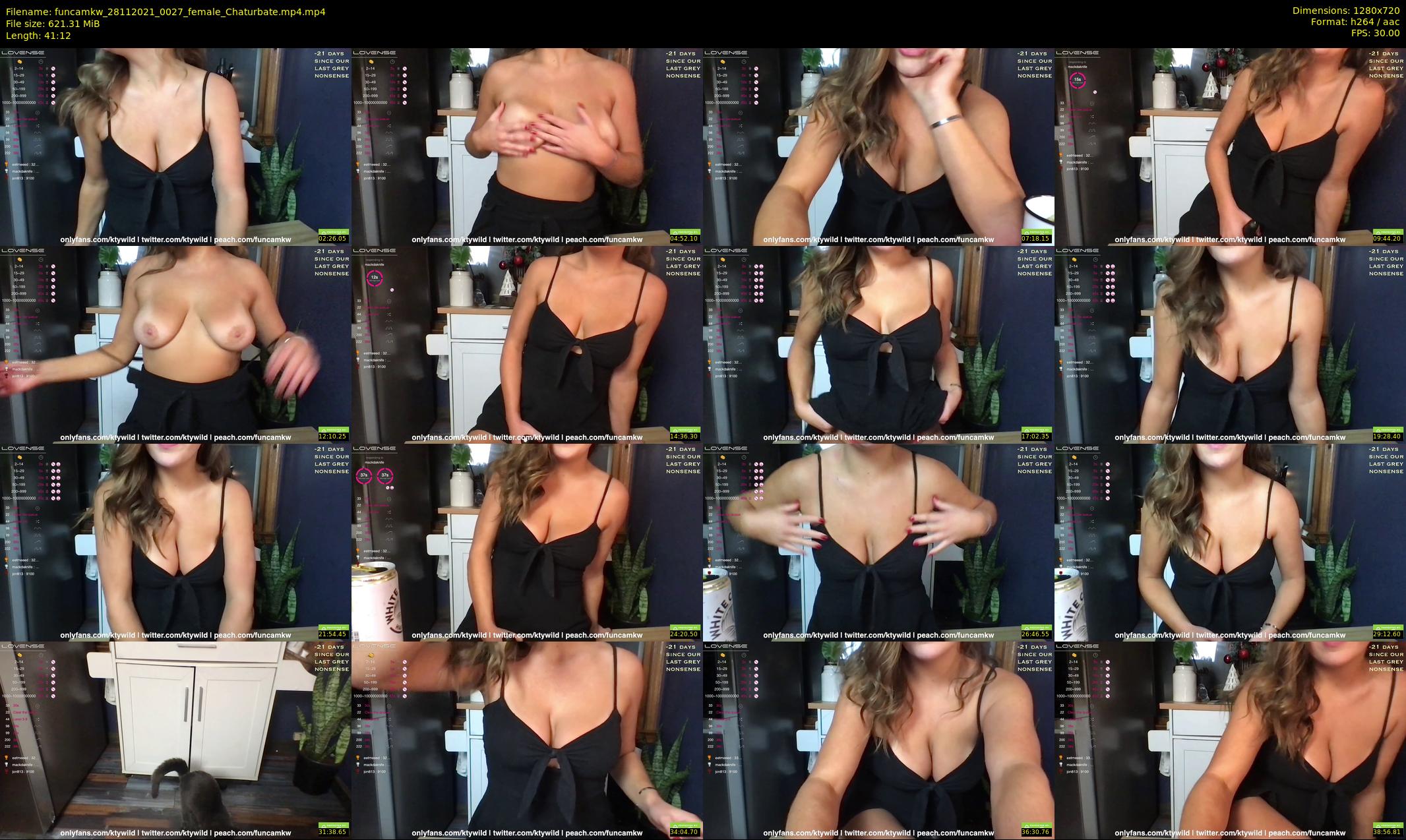 funcamkw — 42 minute Chaturbate female cam show recording, 720p, Nov 28, 2021