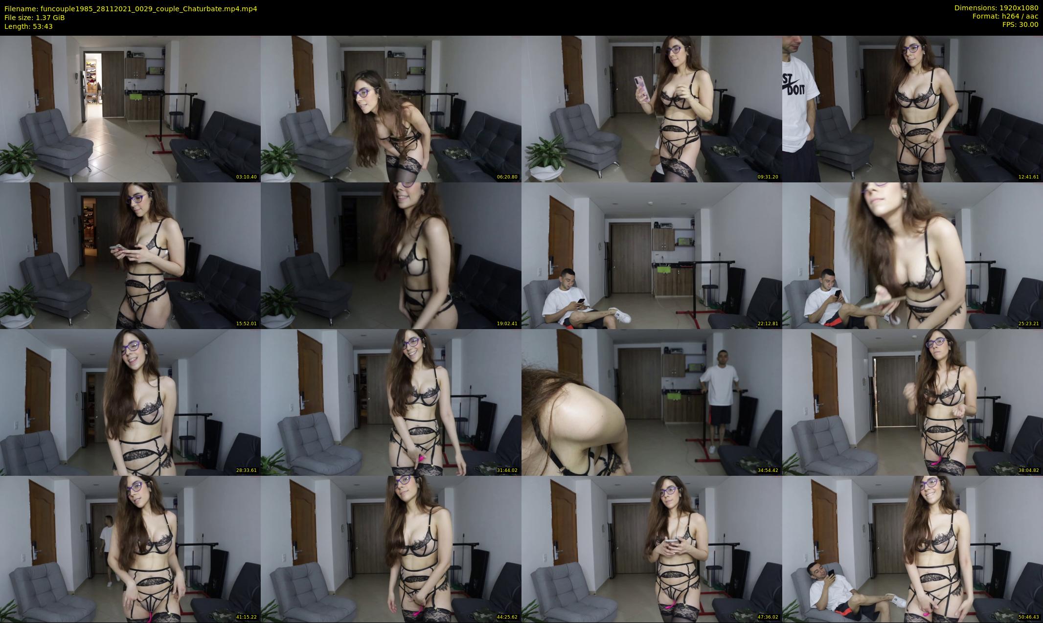 funcouple1985 — 54 minute Chaturbate couple cam show recording, 1080p, Nov 28, 2021