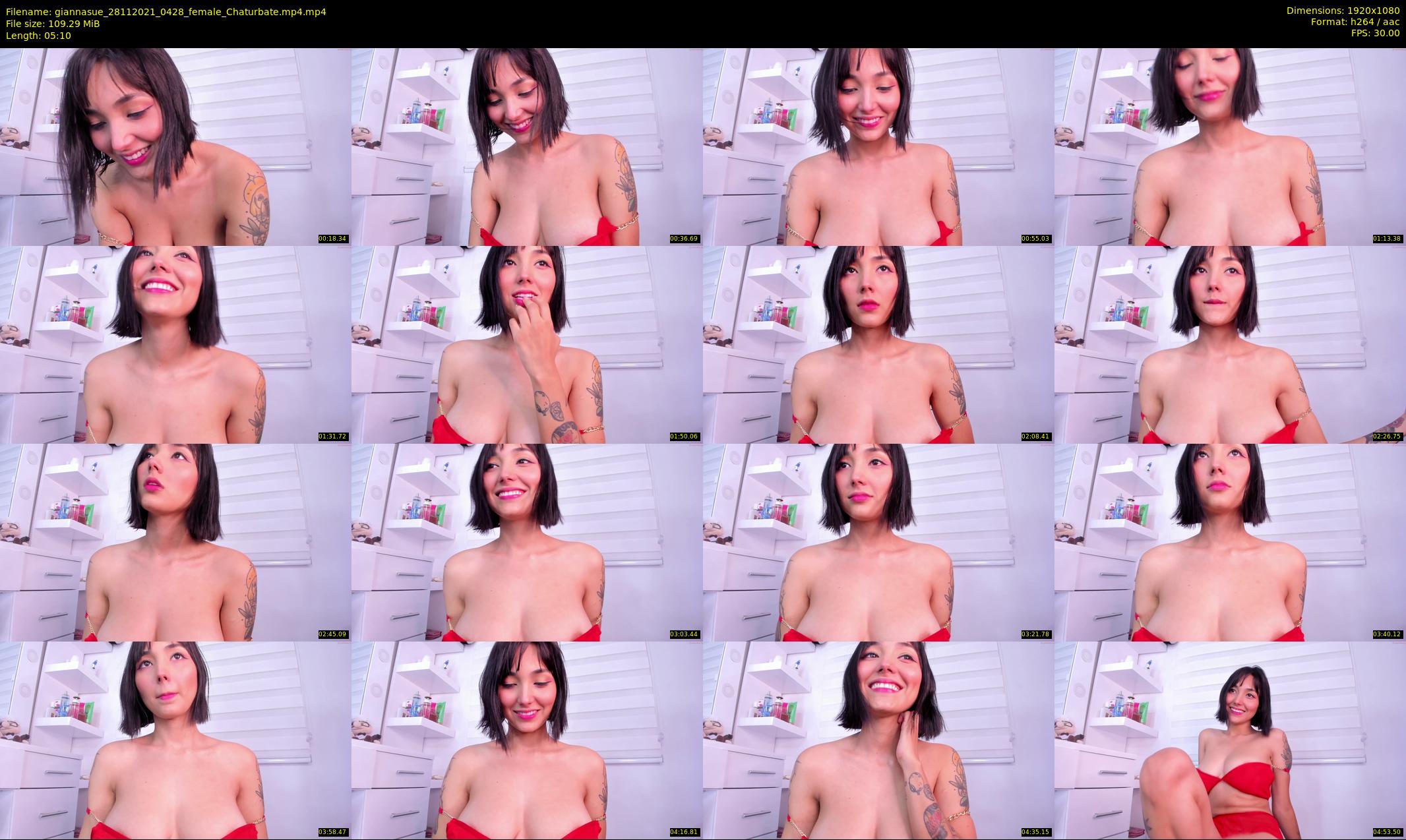 giannasue — 6 minute Chaturbate female cam show recording, 1080p, Nov 28, 2021