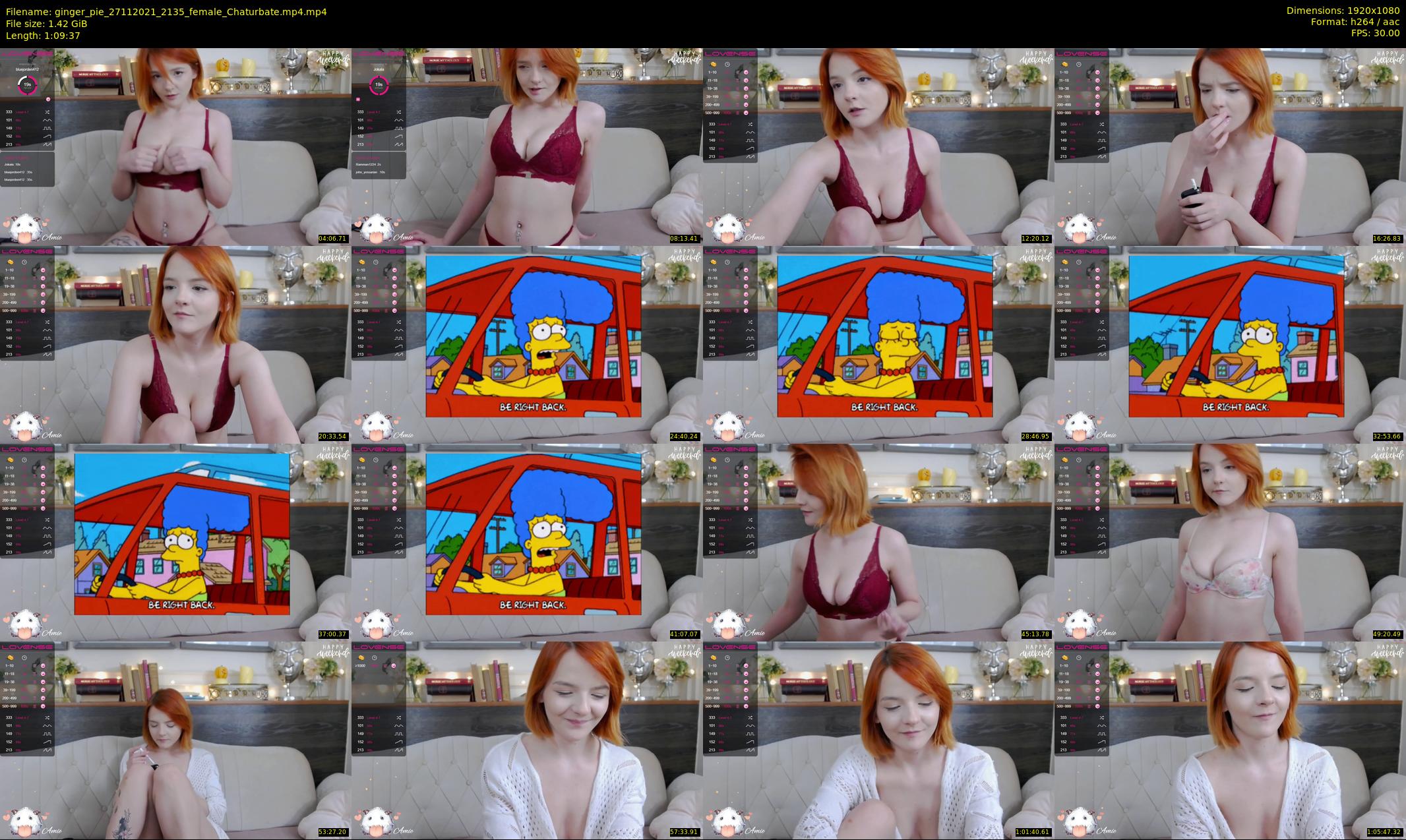 ginger_pie — 70 minute Chaturbate female cam show recording, 1080p, Nov 27, 2021