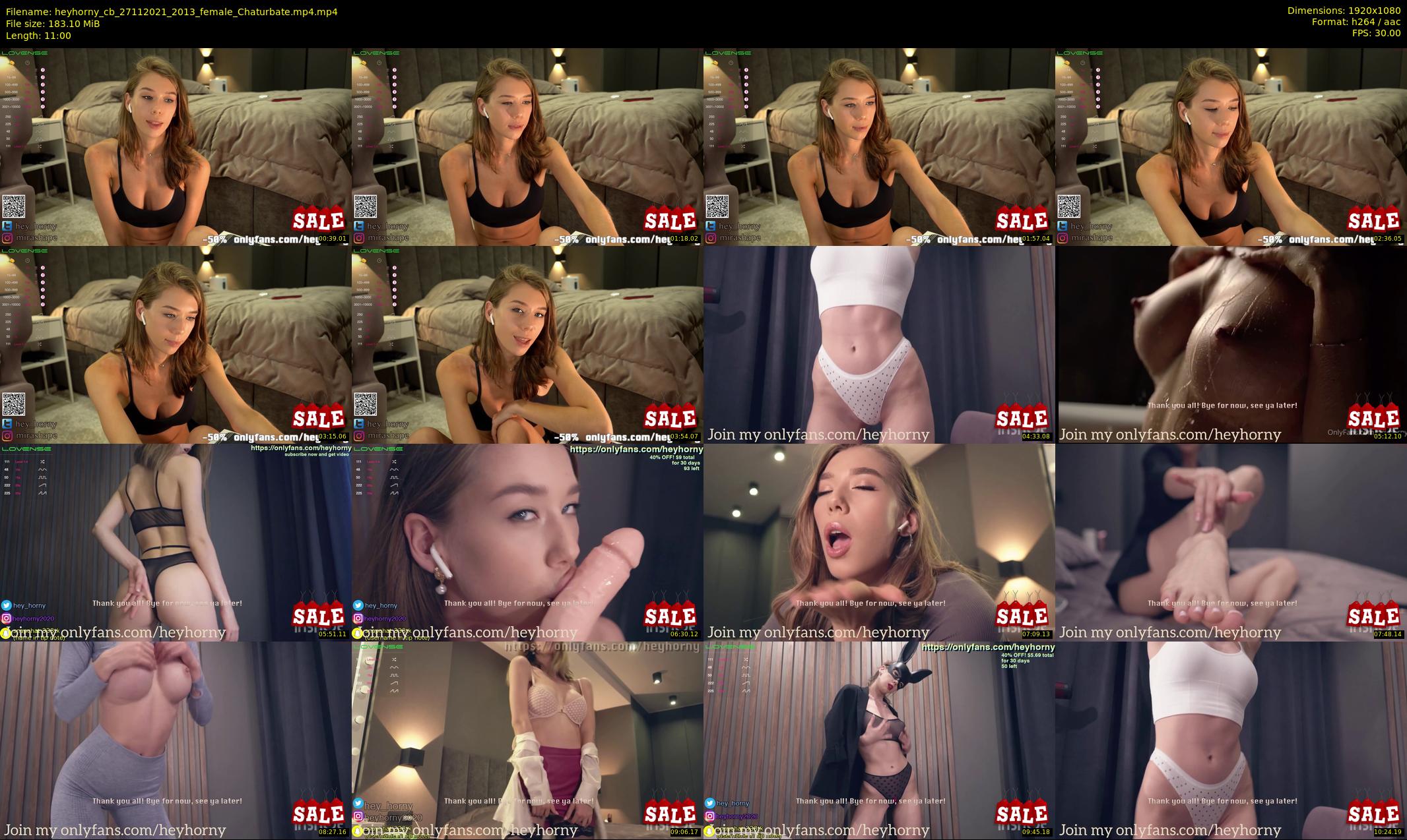 heyhorny_cb — 11 minute Chaturbate couple cam show recording, 1080p, Nov 27, 2021