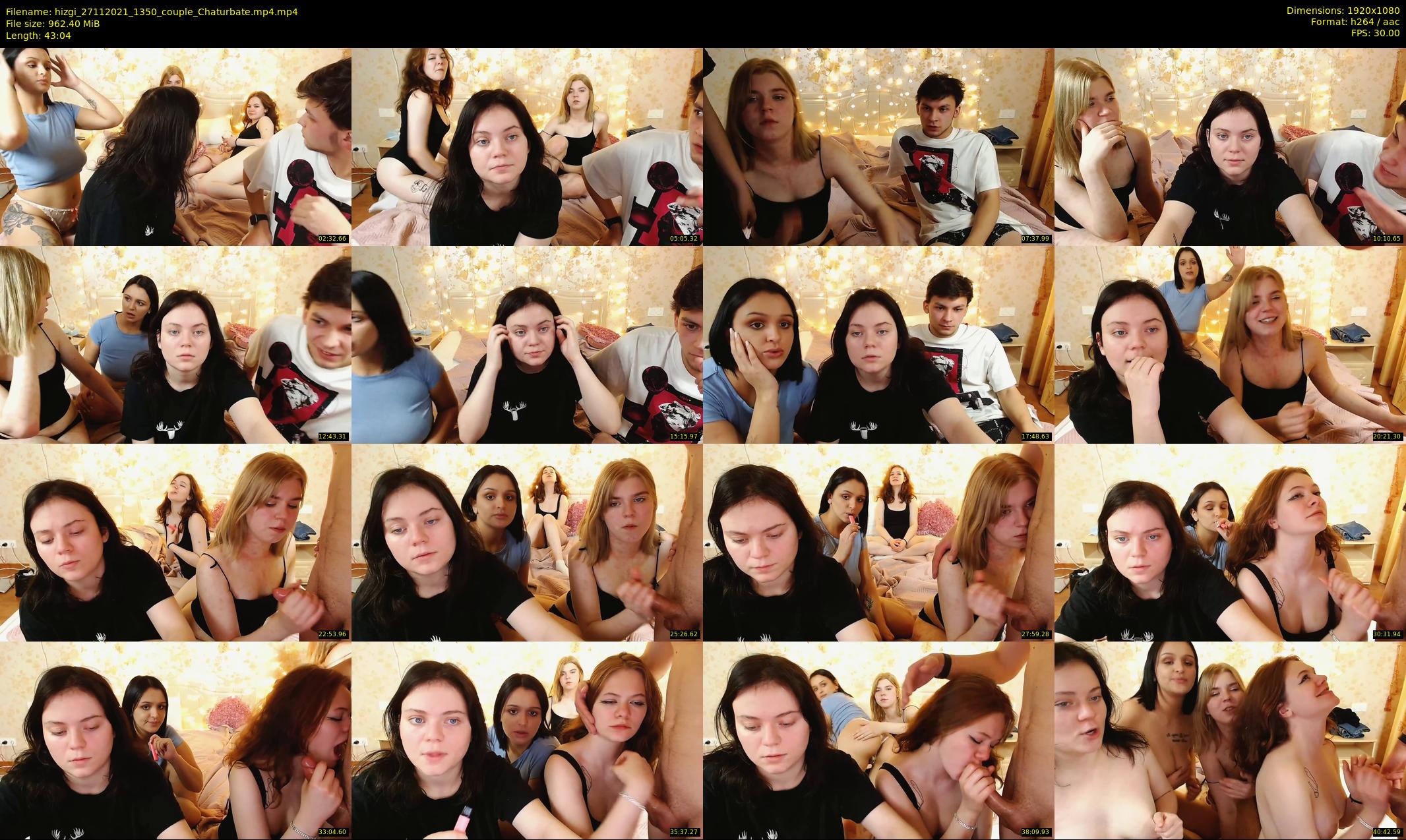 hizgi — 44 minute Chaturbate couple cam show recording, 1080p, Nov 27, 2021
