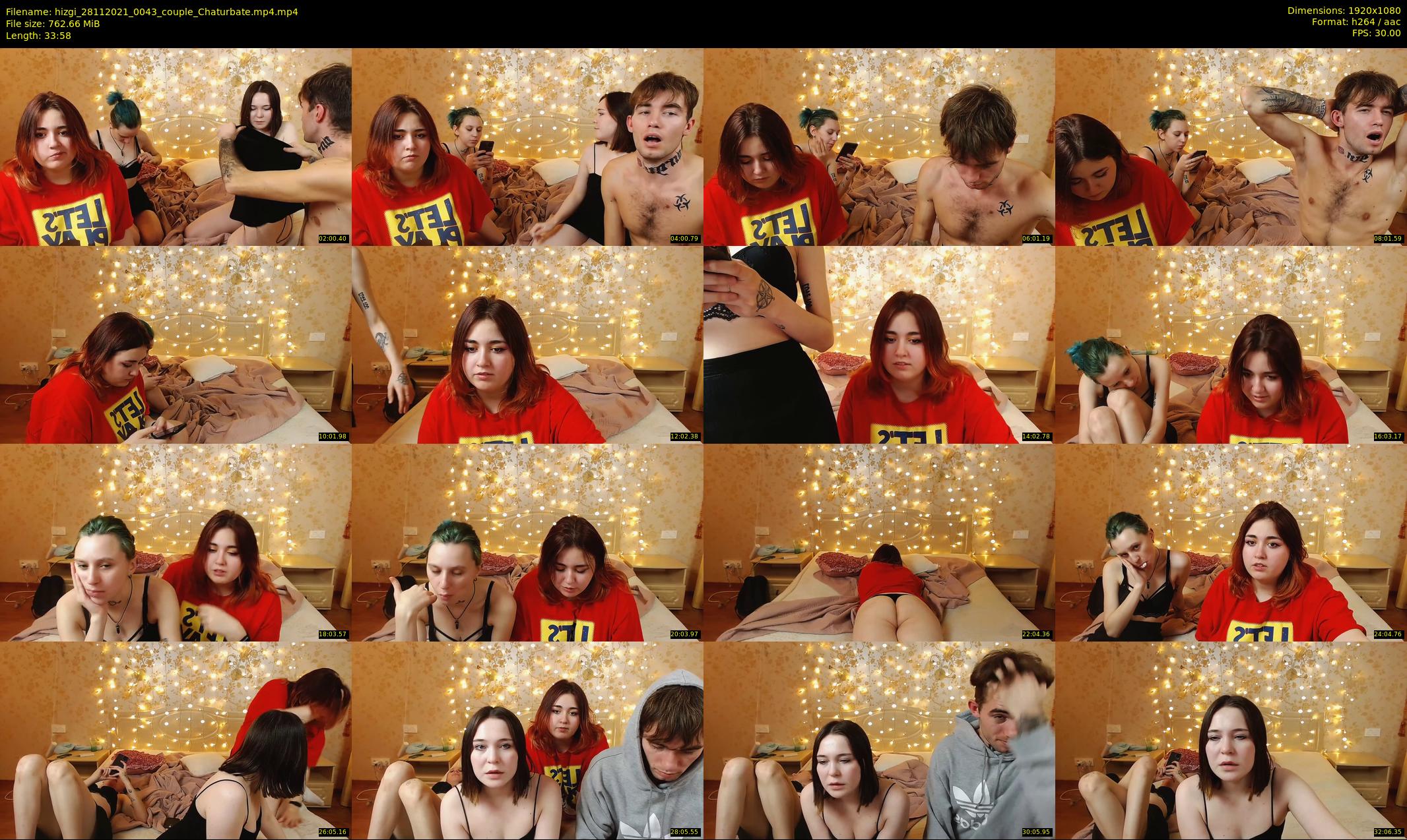 hizgi — 34 minute Chaturbate couple cam show recording, 1080p, Nov 28, 2021