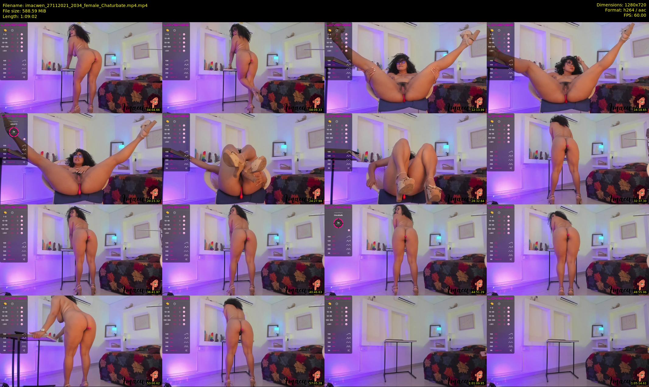imacwen — 70 minute Chaturbate female cam show recording, 720p, Nov 27, 2021
