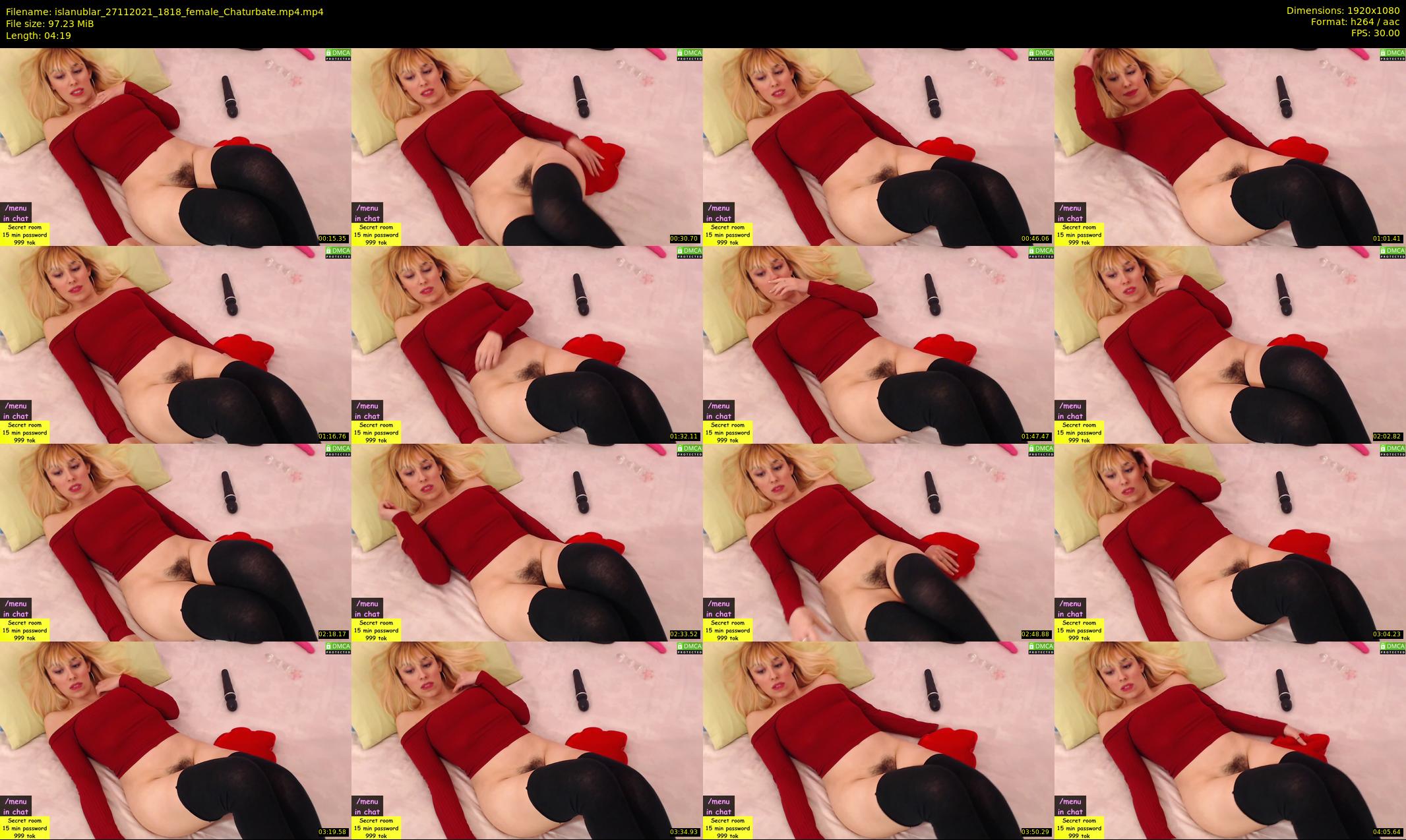 islanublar — 5 minute Chaturbate female cam show recording, 1080p, Nov 27, 2021