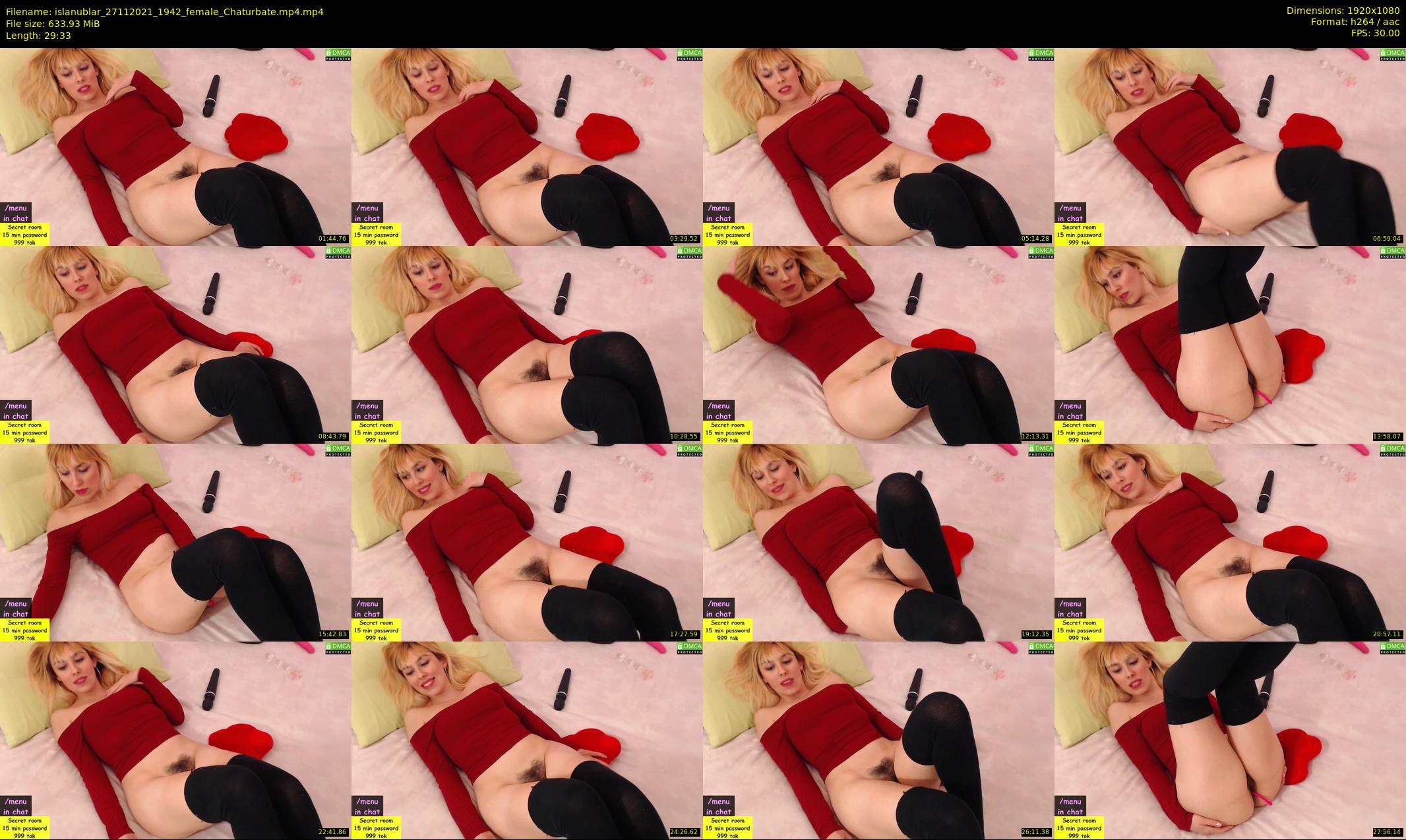islanublar — 30 minute Chaturbate female cam show recording, 1080p, Nov 27, 2021
