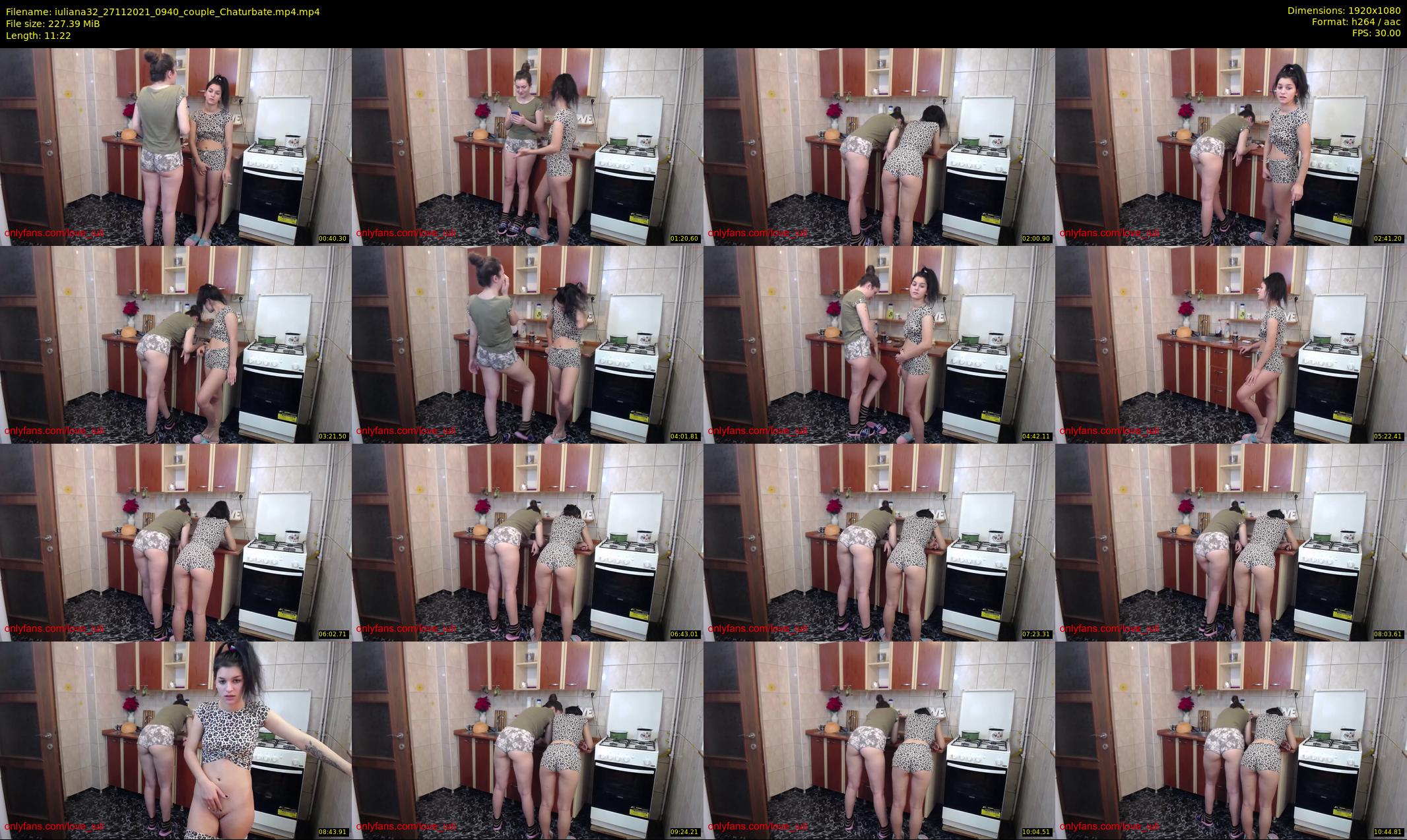 iuliana32 — 12 minute Chaturbate couple cam show recording, 1080p, Nov 27, 2021