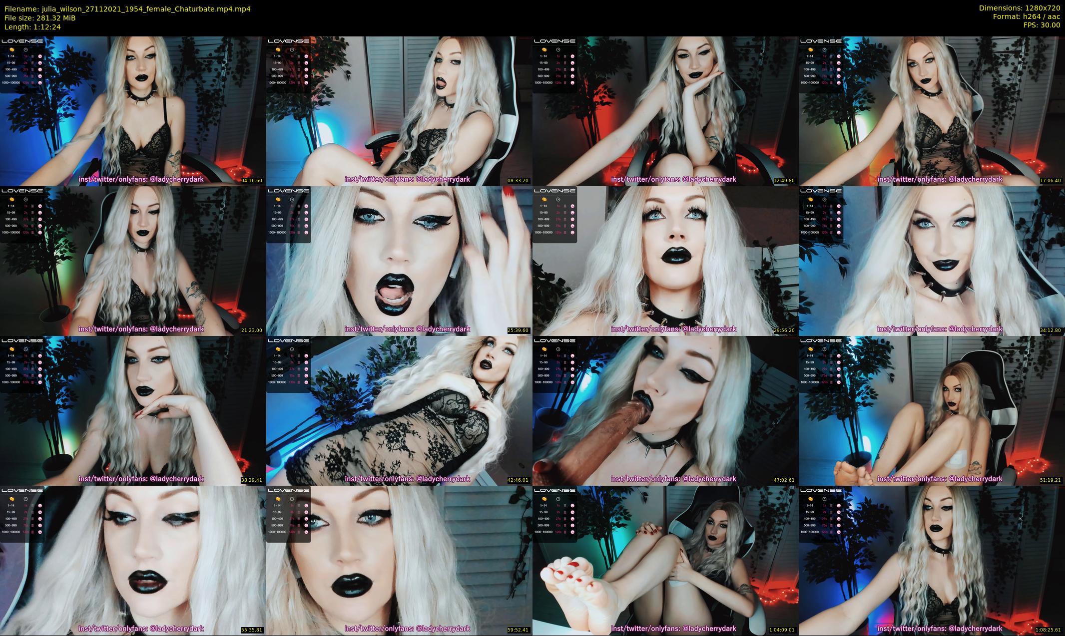 julia_wilson — 73 minute Chaturbate female cam show recording, 720p, Nov 27, 2021