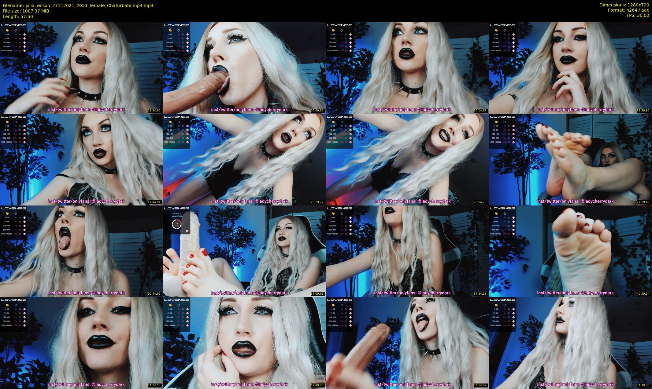 julia_wilson — 58 minute Chaturbate female cam show recording, 720p, Nov 27, 2021