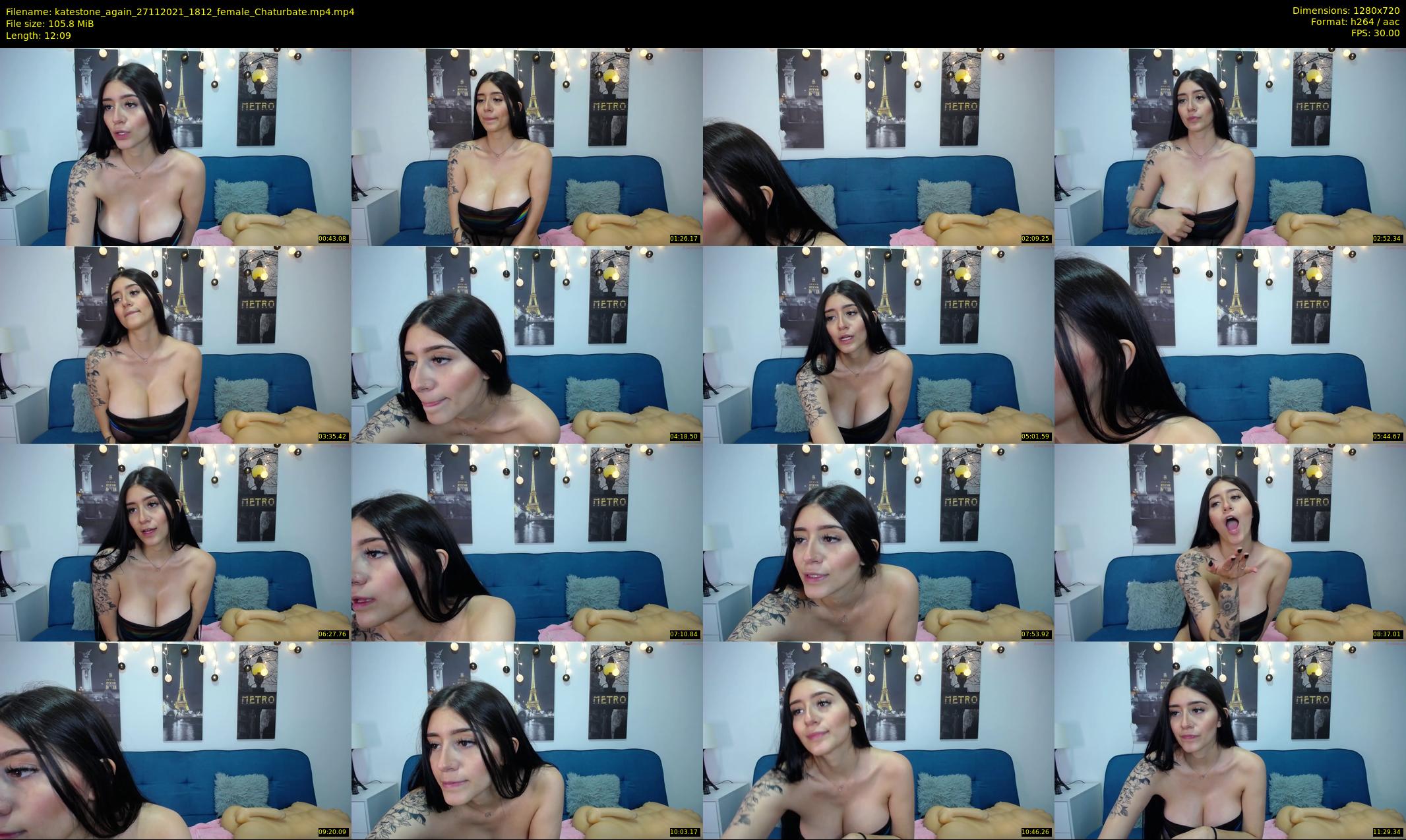 katestone_again — 13 minute Chaturbate female cam show recording, 720p, Nov 27, 2021