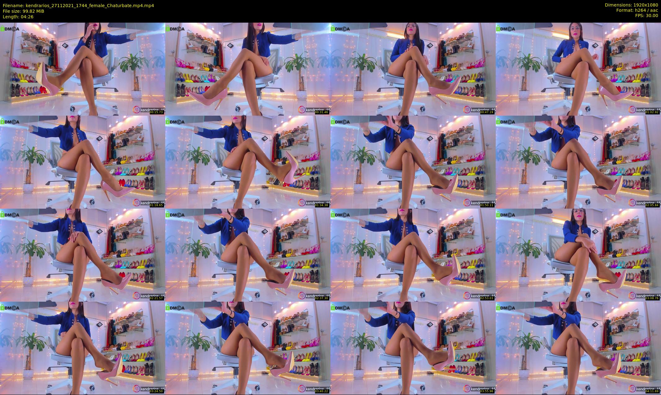 kendrarios — 5 minute Chaturbate female cam show recording, 1080p, Nov 27, 2021