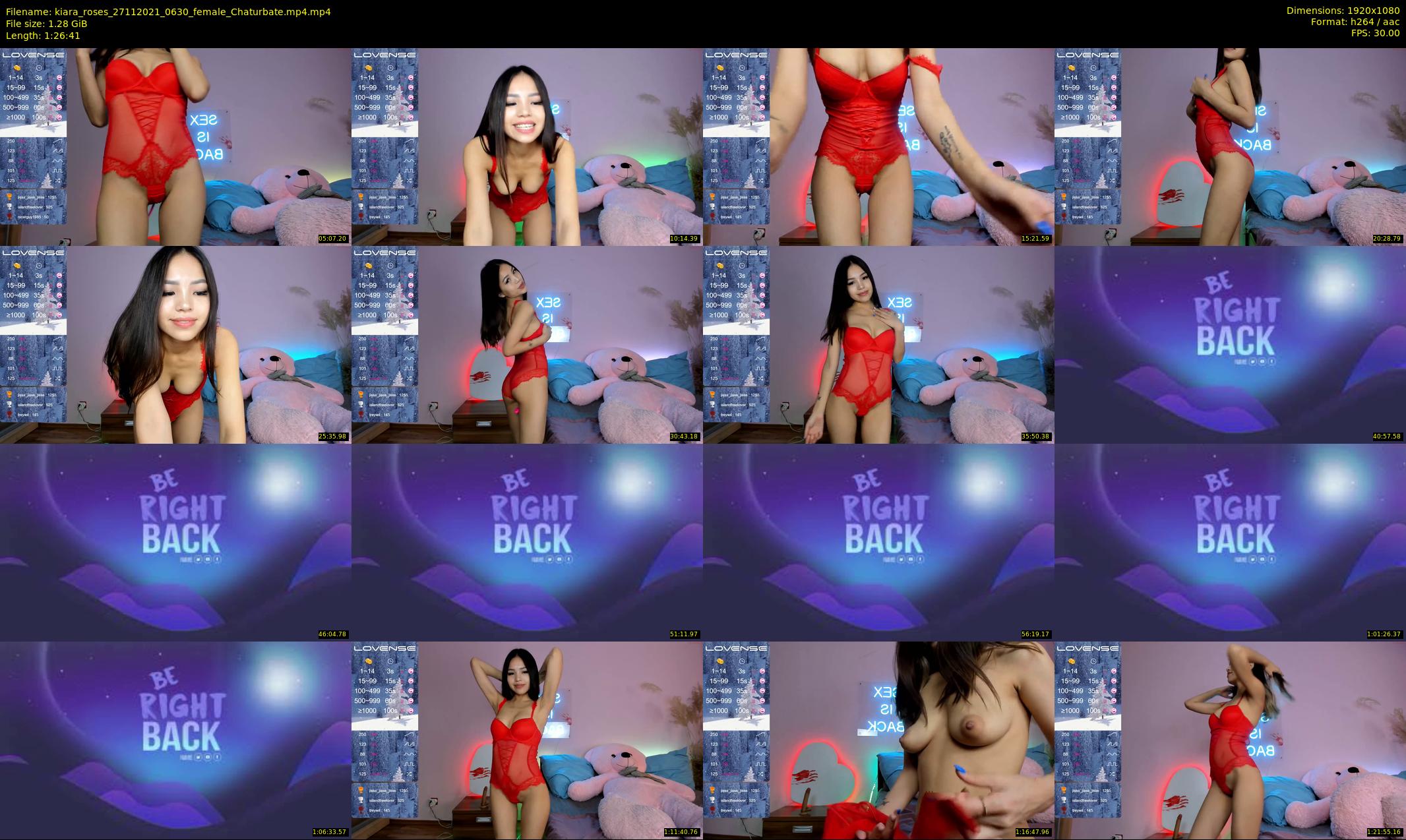 kiara_roses — 87 minute Chaturbate female cam show recording, 1080p, Nov 27, 2021