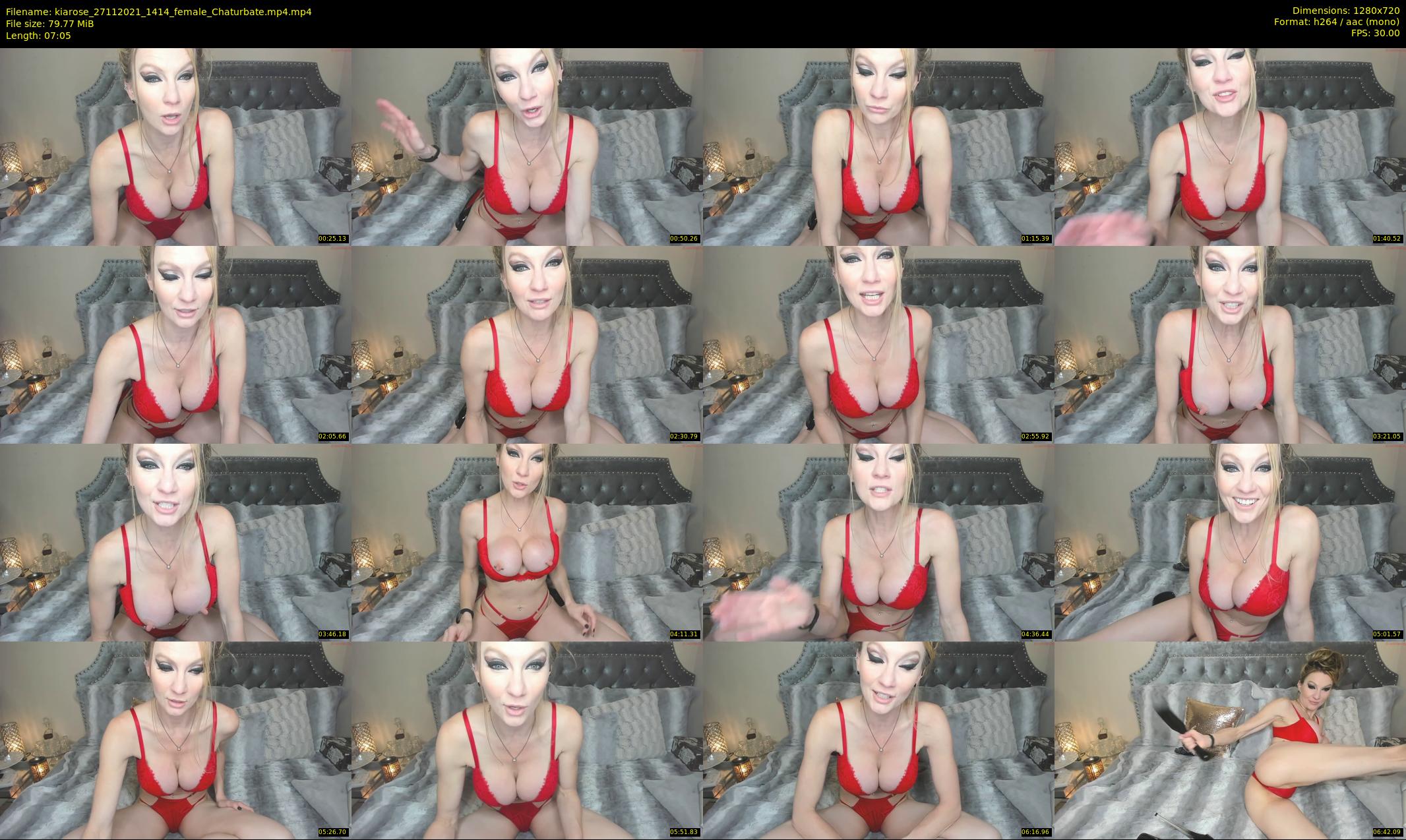kiarose — 8 minute Chaturbate female cam show recording, 720p, Nov 27, 2021