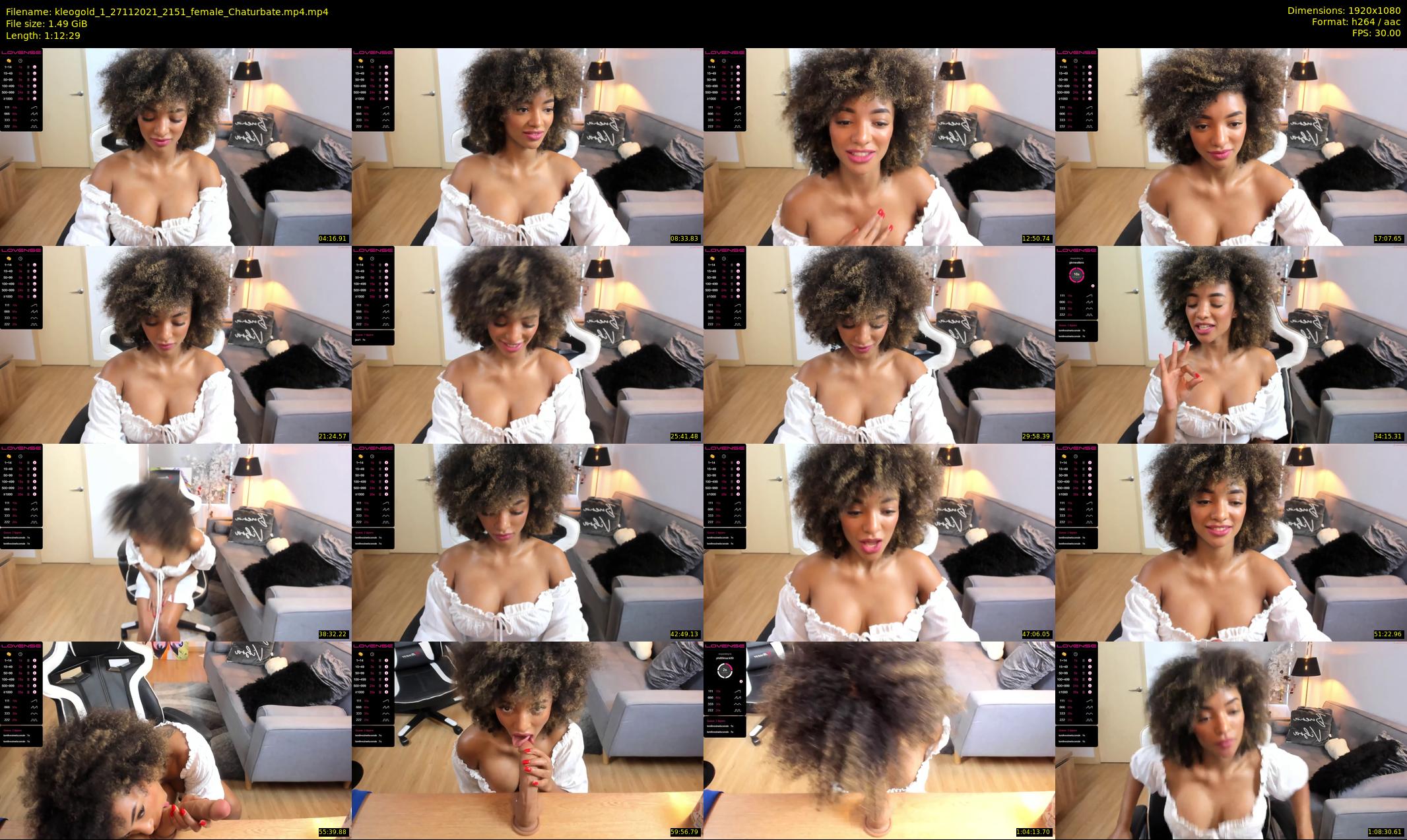 kleogold_1 — 73 minute Chaturbate female cam show recording, 1080p, Nov 27, 2021