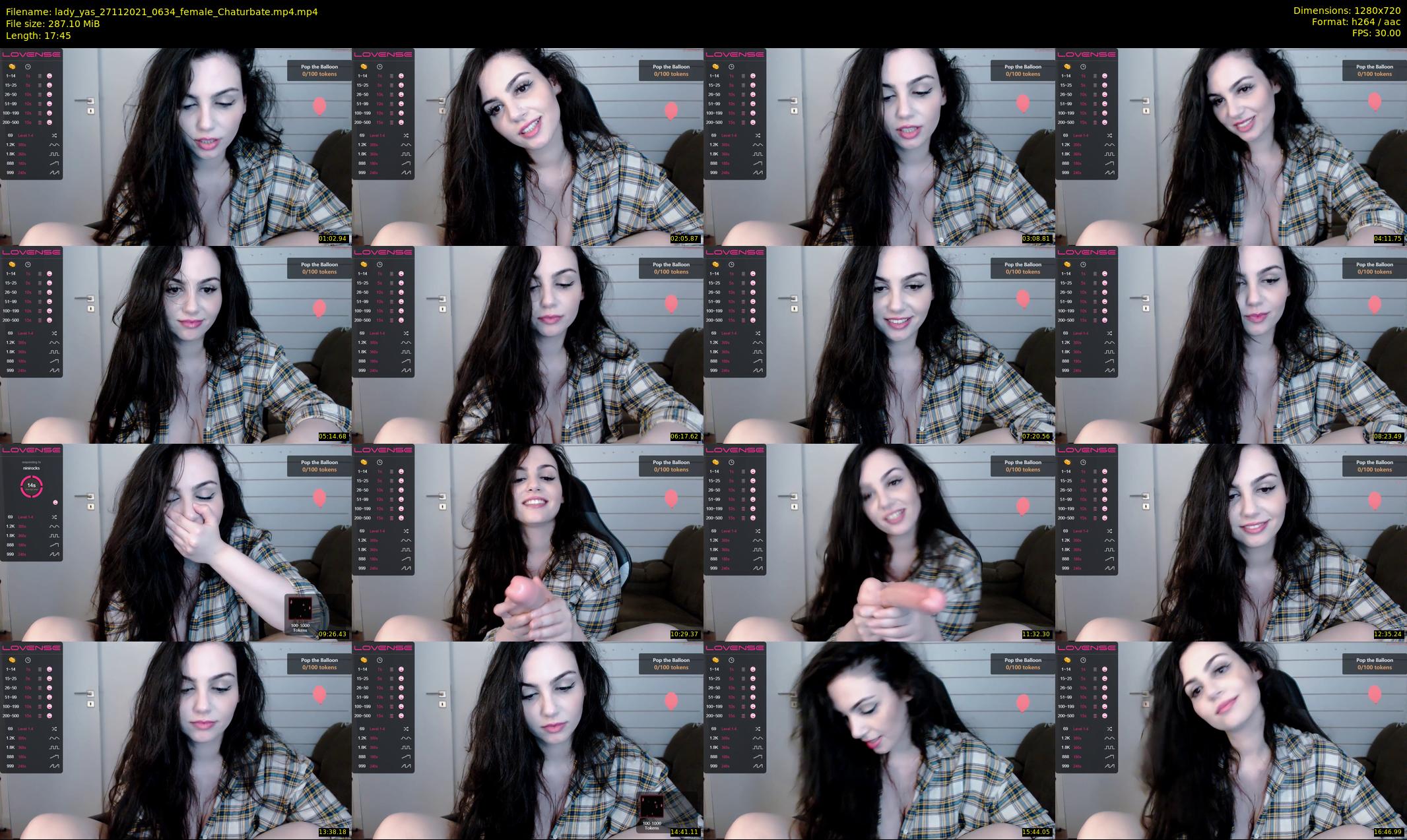 lady_yas — 18 minute Chaturbate female cam show recording, 720p, Nov 27, 2021