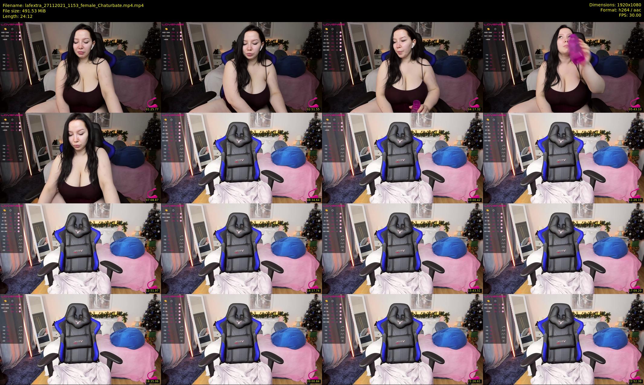 lafextra — 25 minute Chaturbate female cam show recording, 1080p, Nov 27, 2021