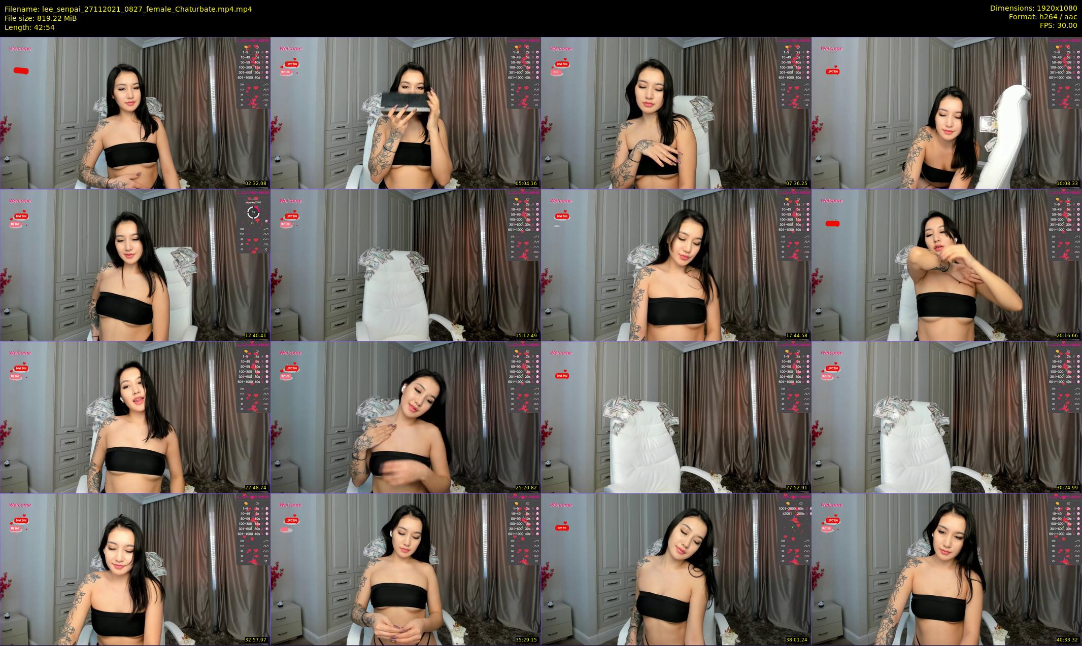 lee_senpai — 43 minute Chaturbate female cam show recording, 1080p, Nov 27, 2021