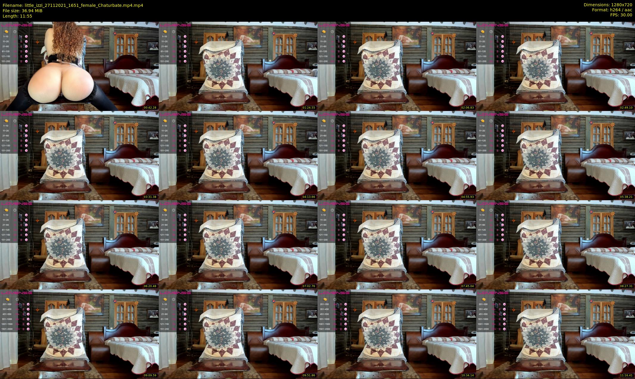 little_izzi — 12 minute Chaturbate female cam show recording, 720p, Nov 27, 2021