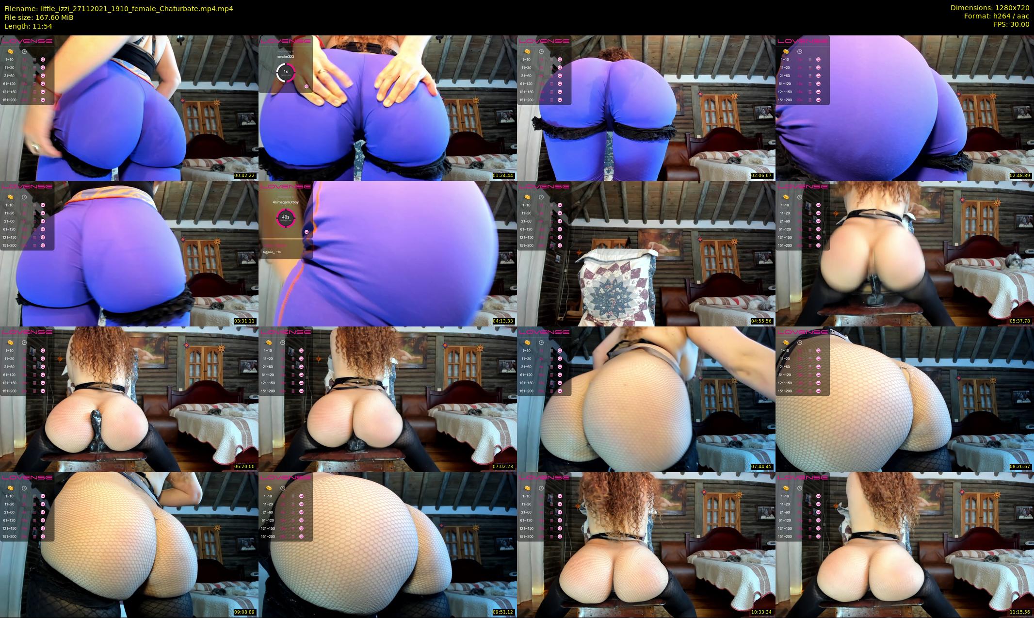 little_izzi — 12 minute Chaturbate female cam show recording, 720p, Nov 27, 2021