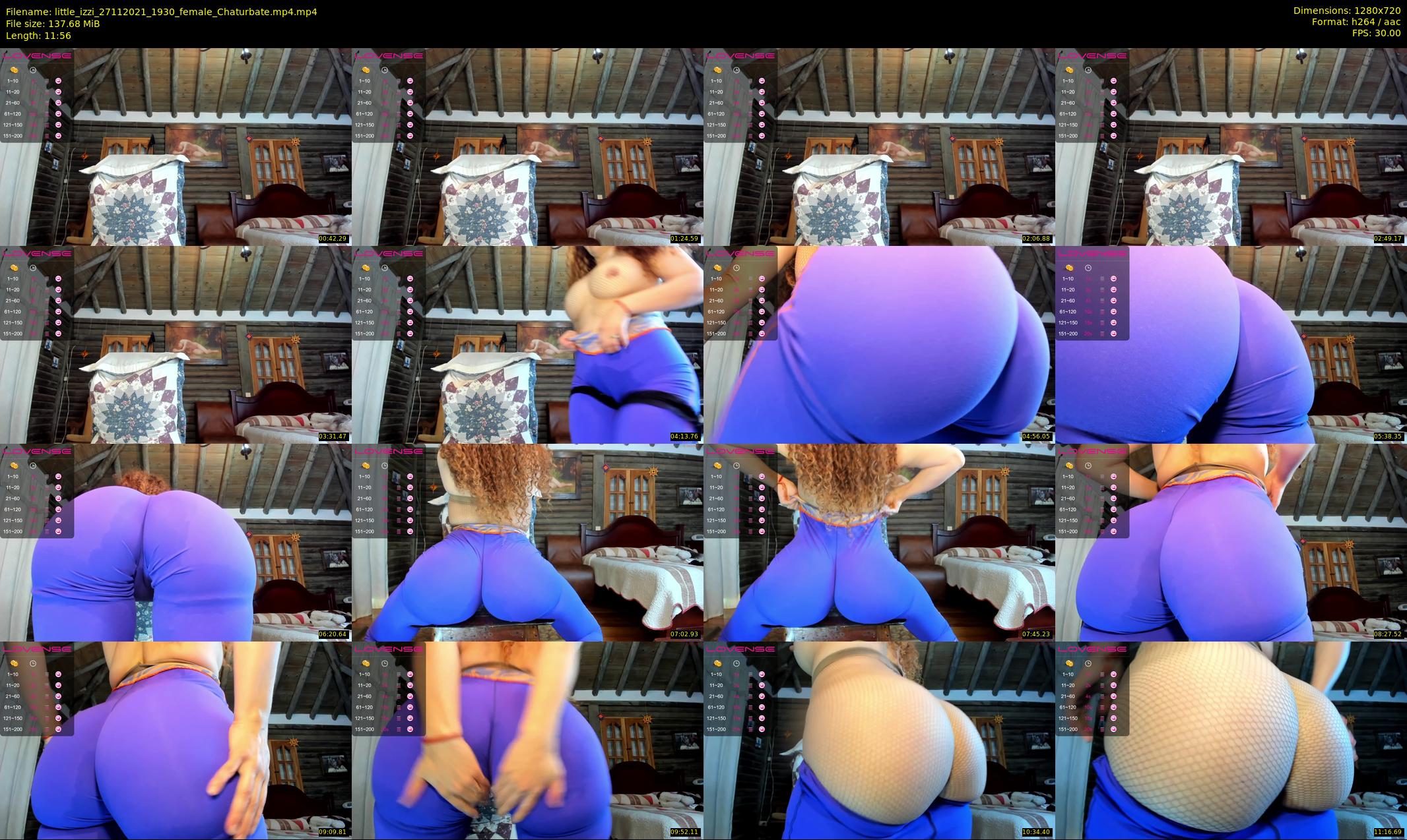 little_izzi — 12 minute Chaturbate female cam show recording, 720p, Nov 27, 2021