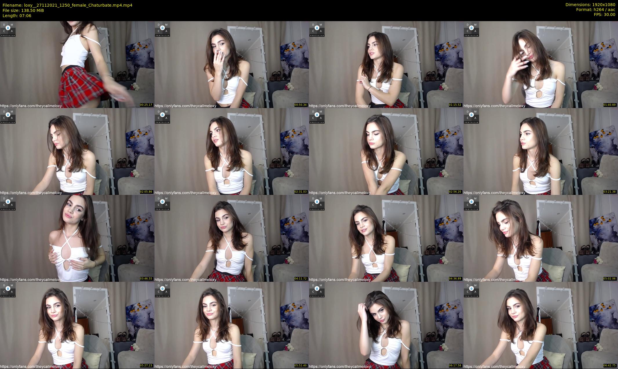 loxy_ — 8 minute Chaturbate female cam show recording, 1080p, Nov 27, 2021