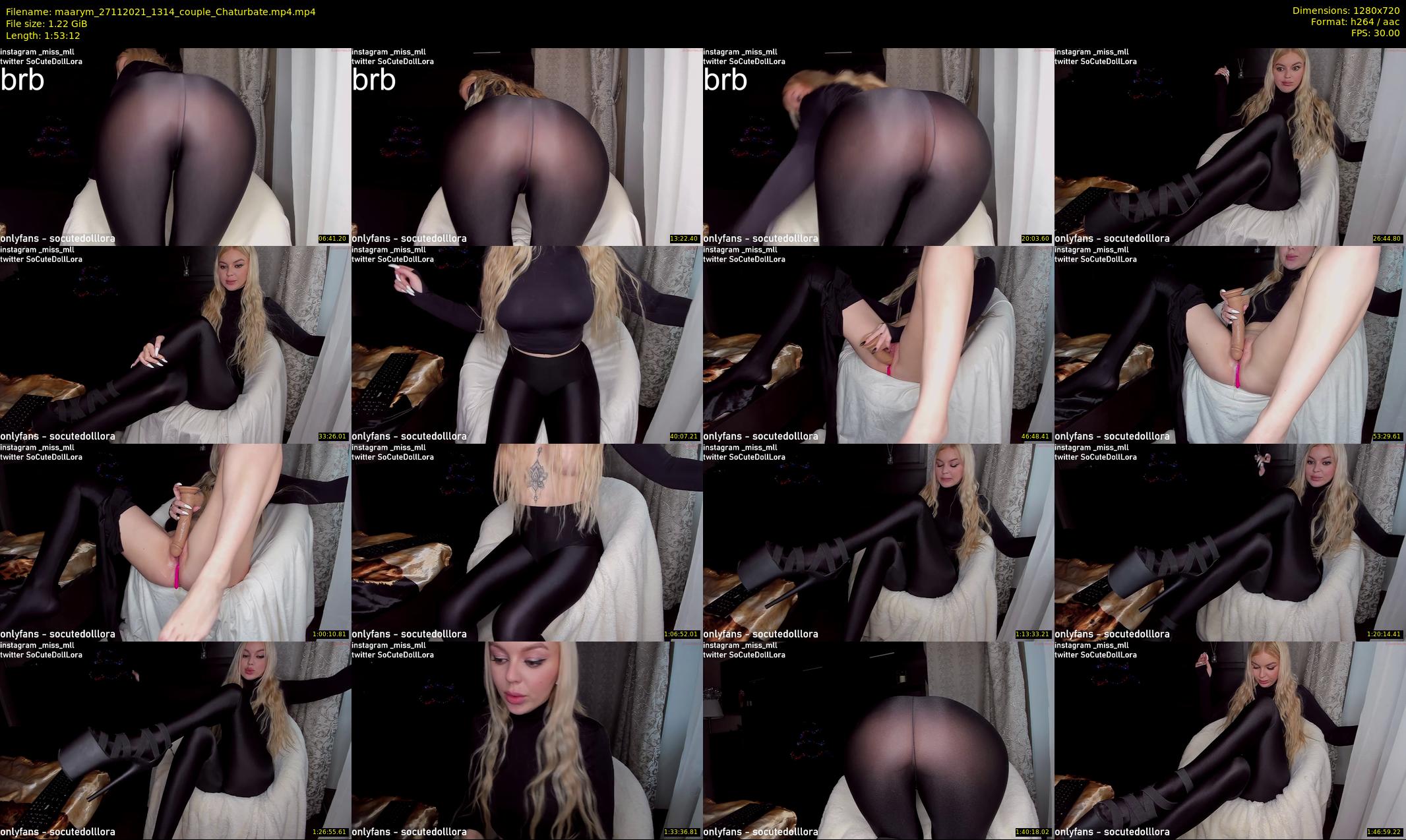 maarym — 114 minute Chaturbate couple cam show recording, 720p, Nov 27, 2021