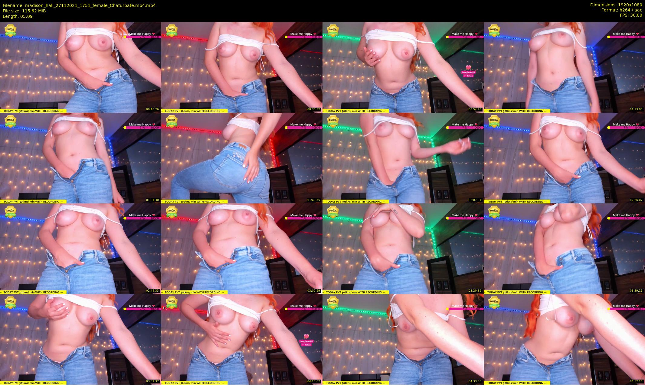 madison_hall — 6 minute Chaturbate female cam show recording, 1080p, Nov 27, 2021