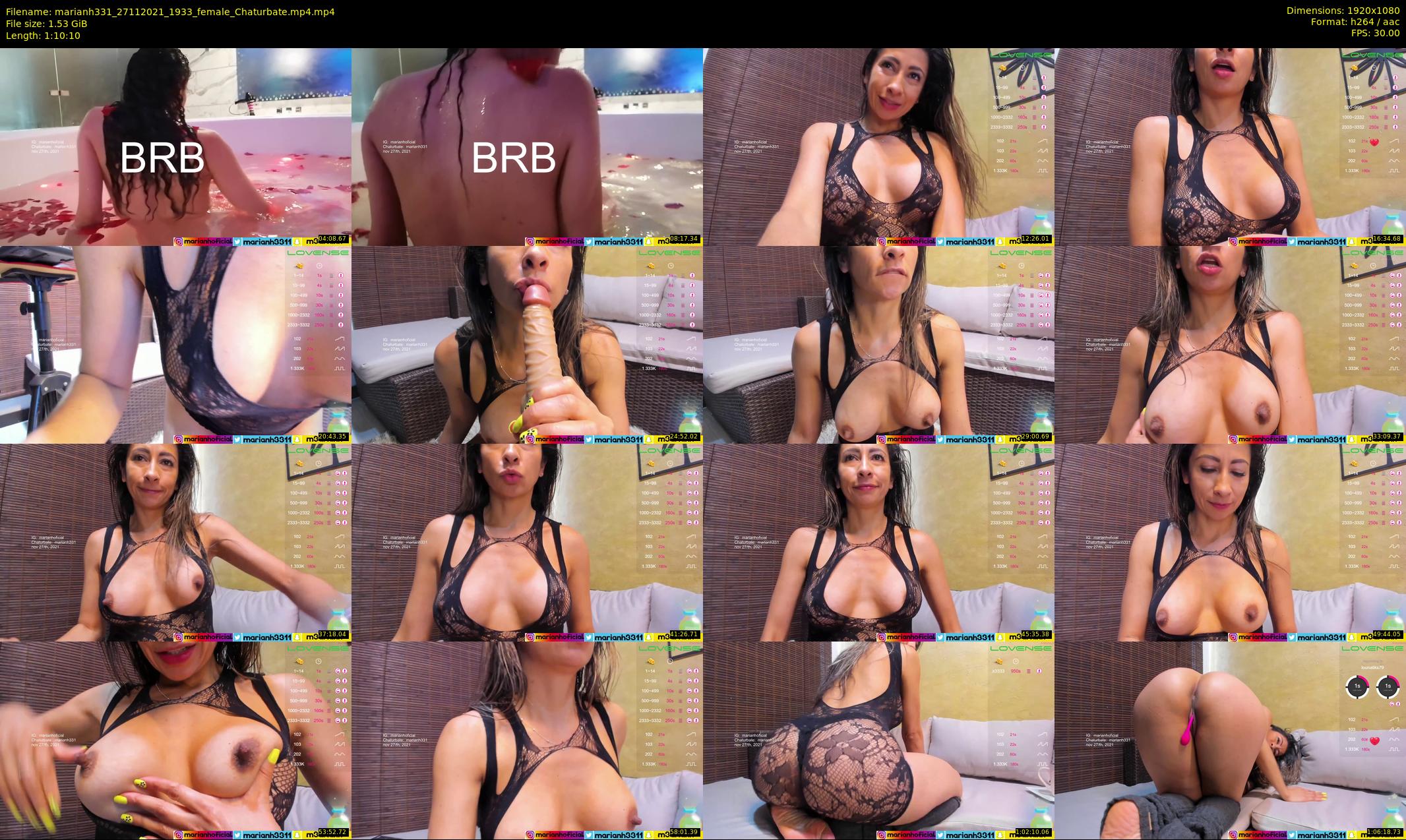 marianh331 — 71 minute Chaturbate female cam show recording, 1080p, Nov 27, 2021