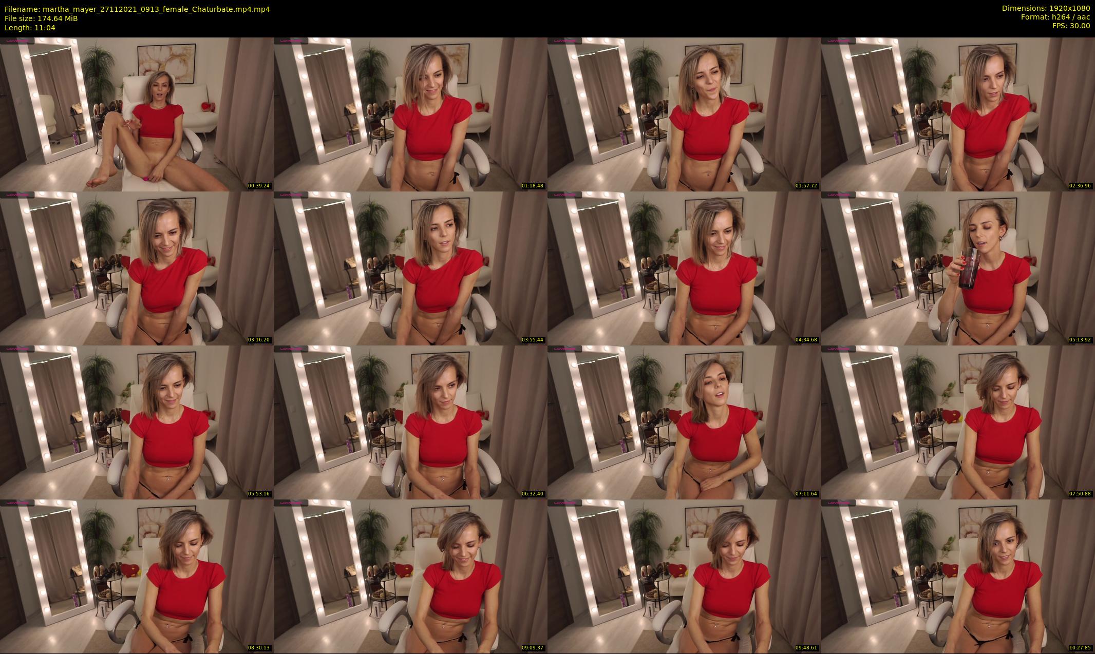 martha_mayer — 12 minute Chaturbate female cam show recording, 1080p, Nov 27, 2021