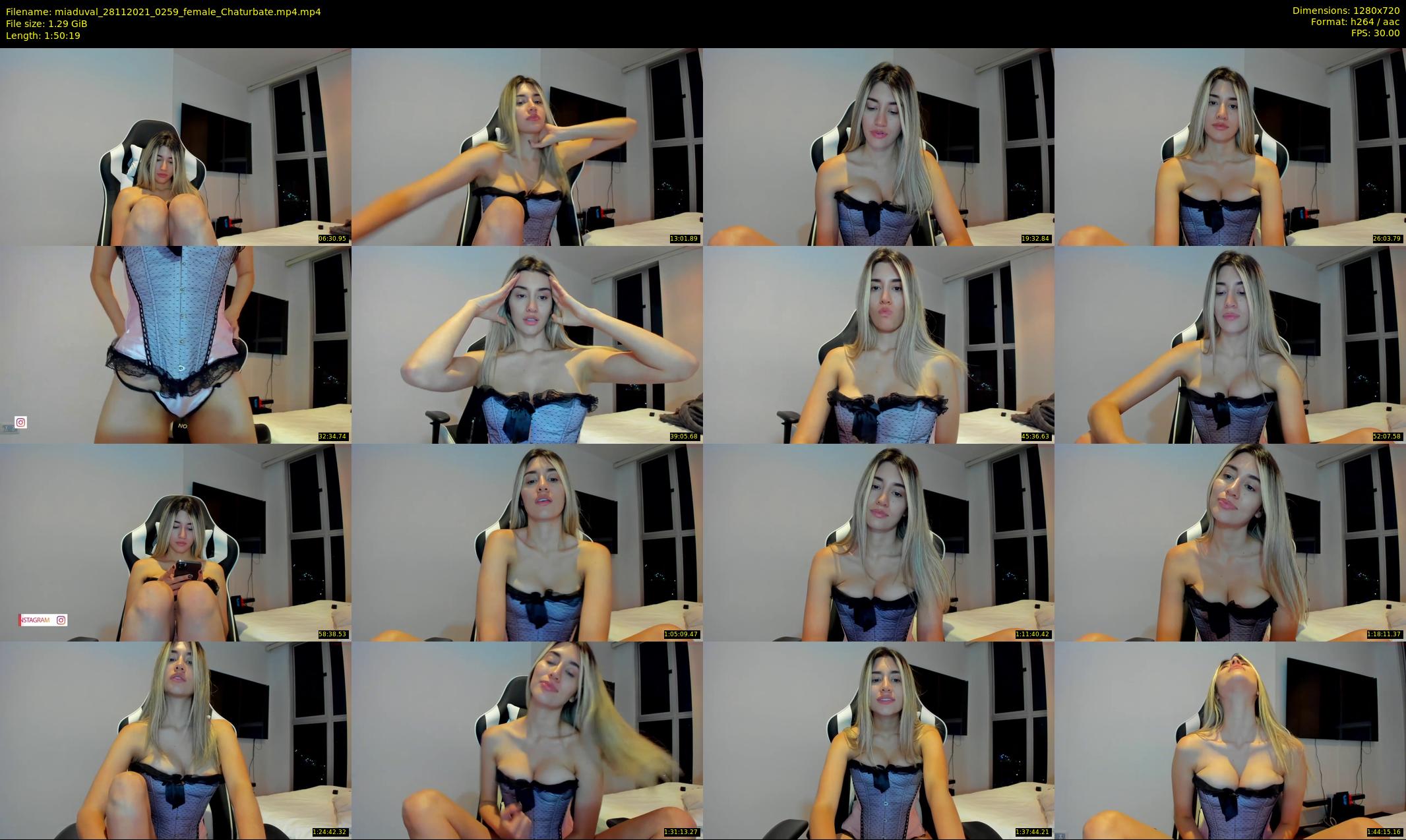 miaduval — 111 minute Chaturbate female cam show recording, 720p, Nov 28, 2021
