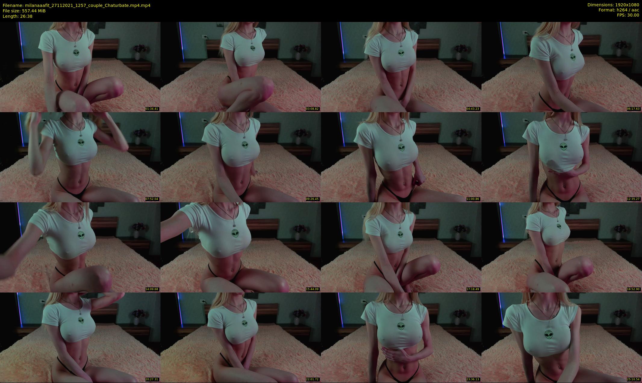 milanaaafit — 27 minute Chaturbate couple cam show recording, 1080p, Nov 27, 2021