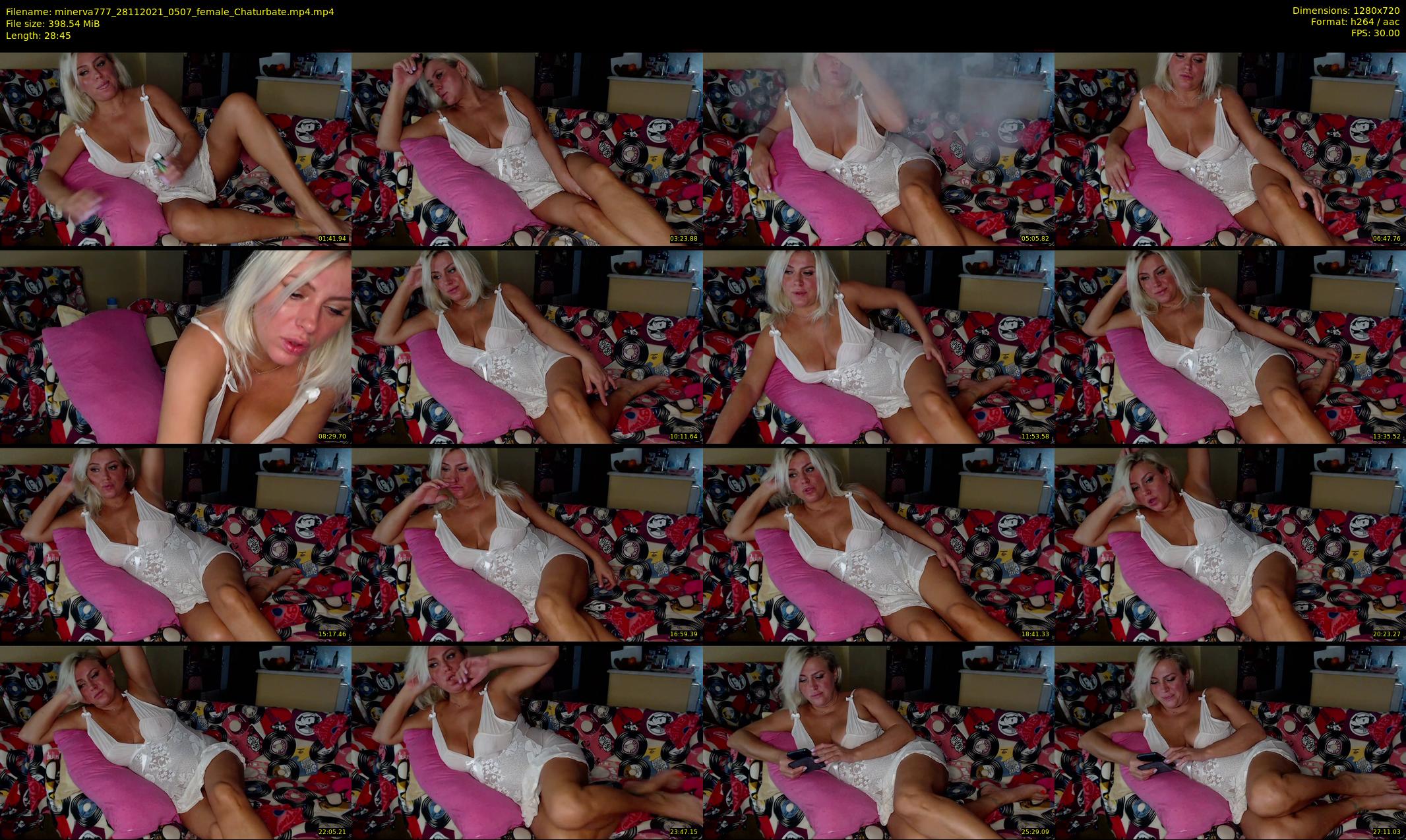 minerva777 — 29 minute Chaturbate female cam show recording, 720p, Nov 28, 2021