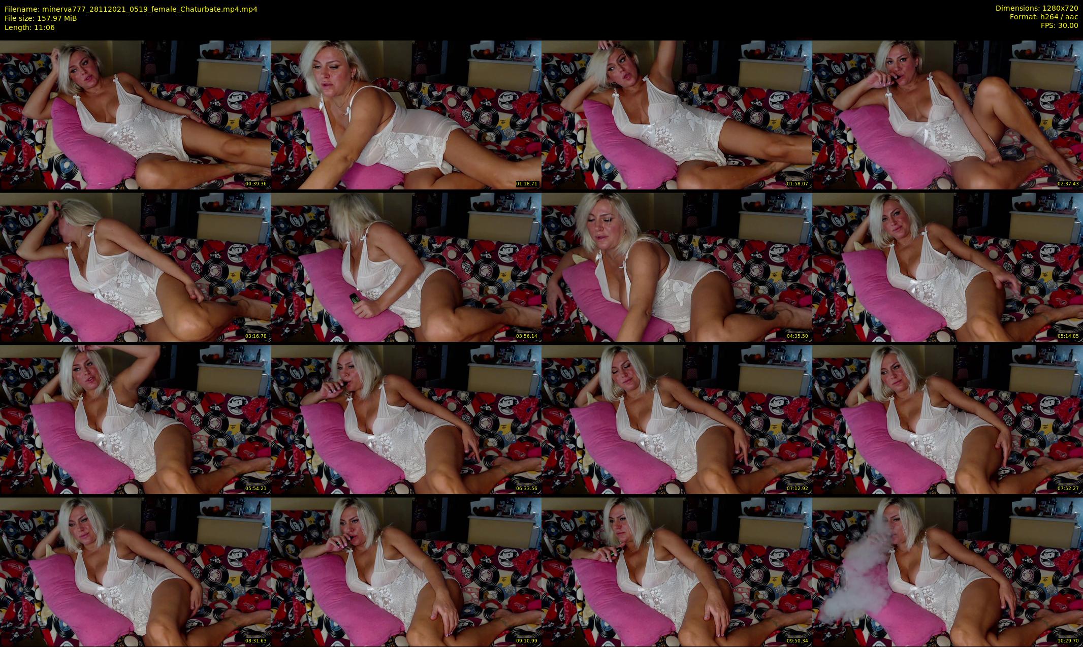 minerva777 — 12 minute Chaturbate female cam show recording, 720p, Nov 28, 2021
