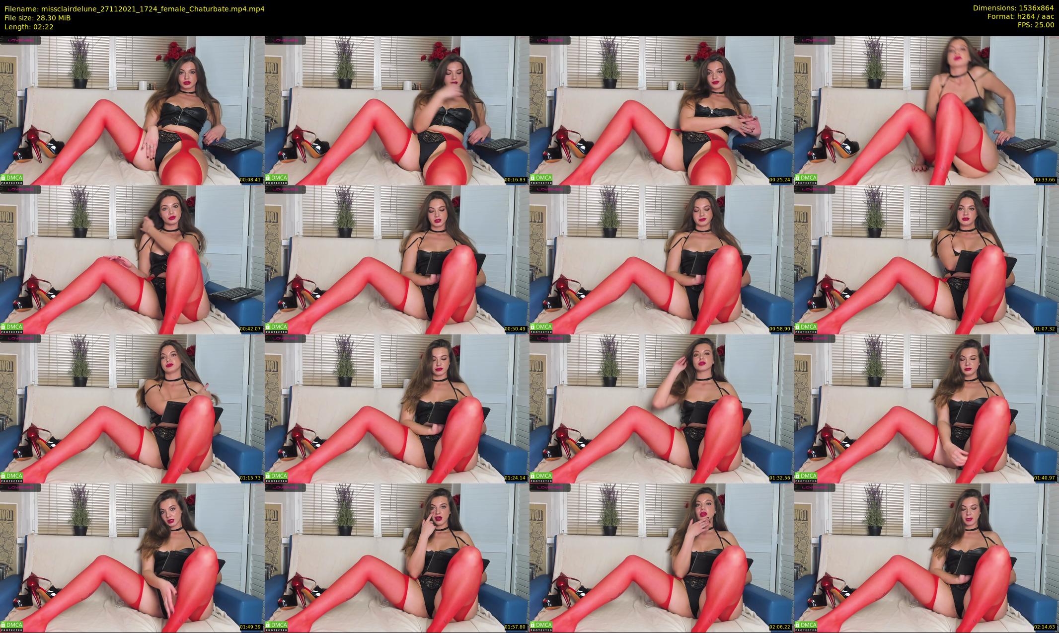 missclairdelune — 3 minute Chaturbate female cam show recording, 720p, Nov 27, 2021