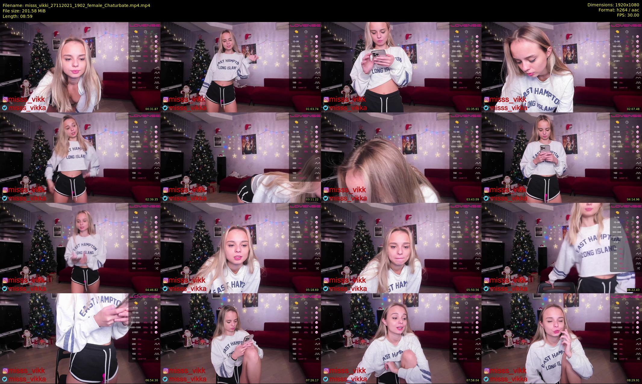 misss_vikki — 9 minute Chaturbate female cam show recording, 1080p, Nov 27, 2021