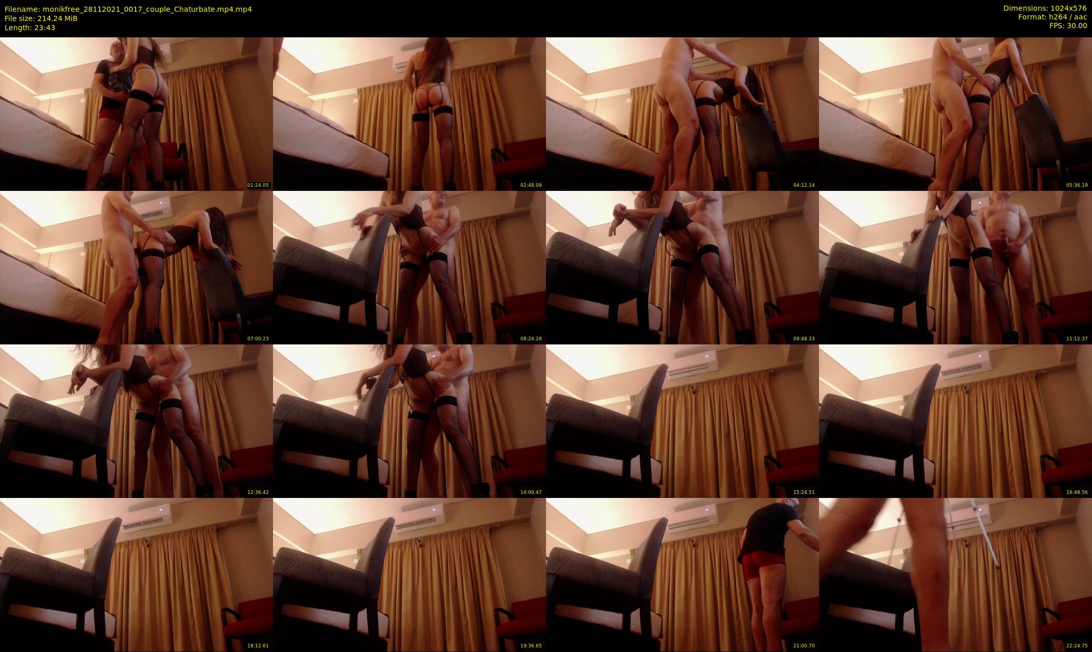 monikfree — 24 minute Chaturbate couple cam show recording, 480p, Nov 28, 2021