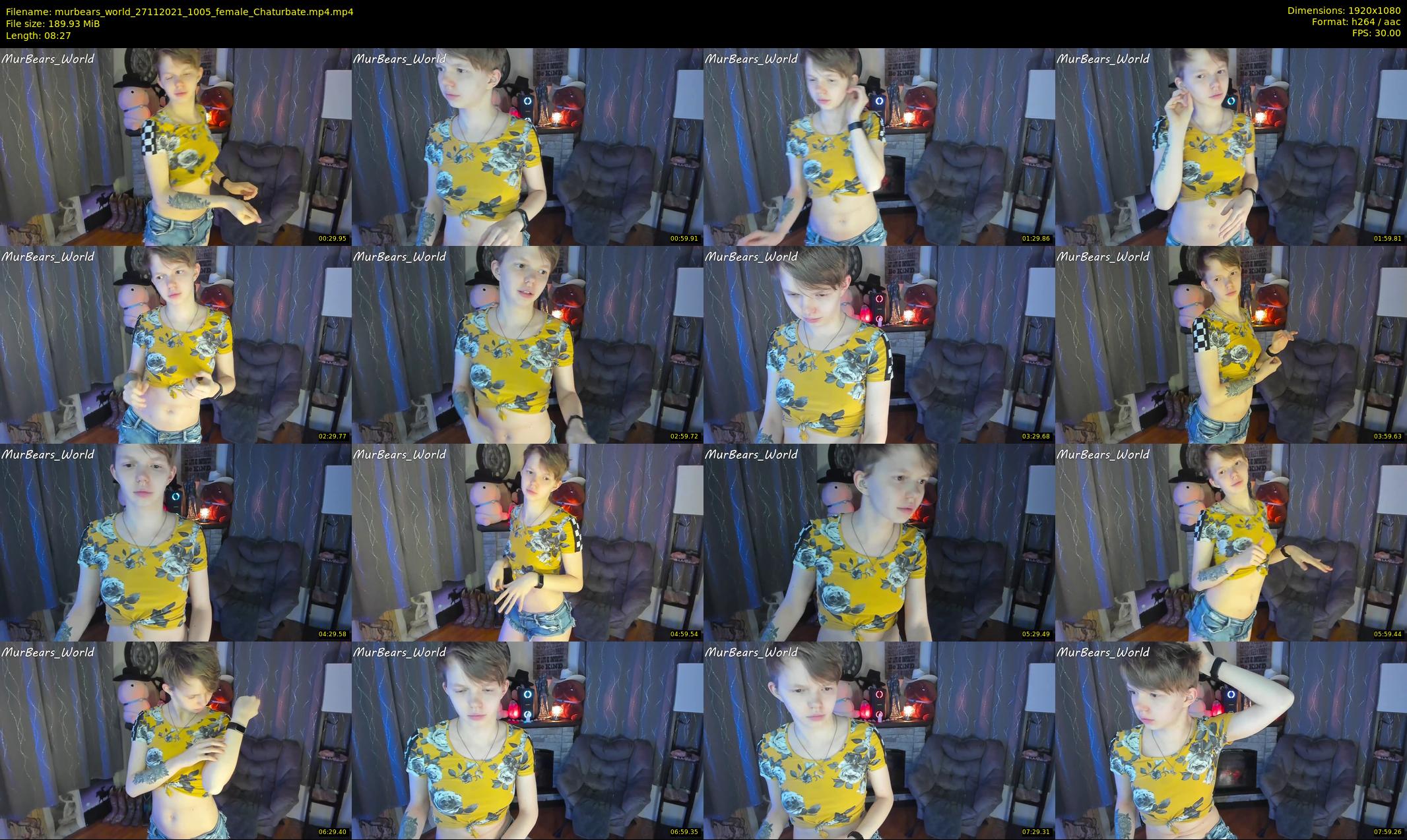 murbears_world — 9 minute Chaturbate female cam show recording, 1080p, Nov 27, 2021