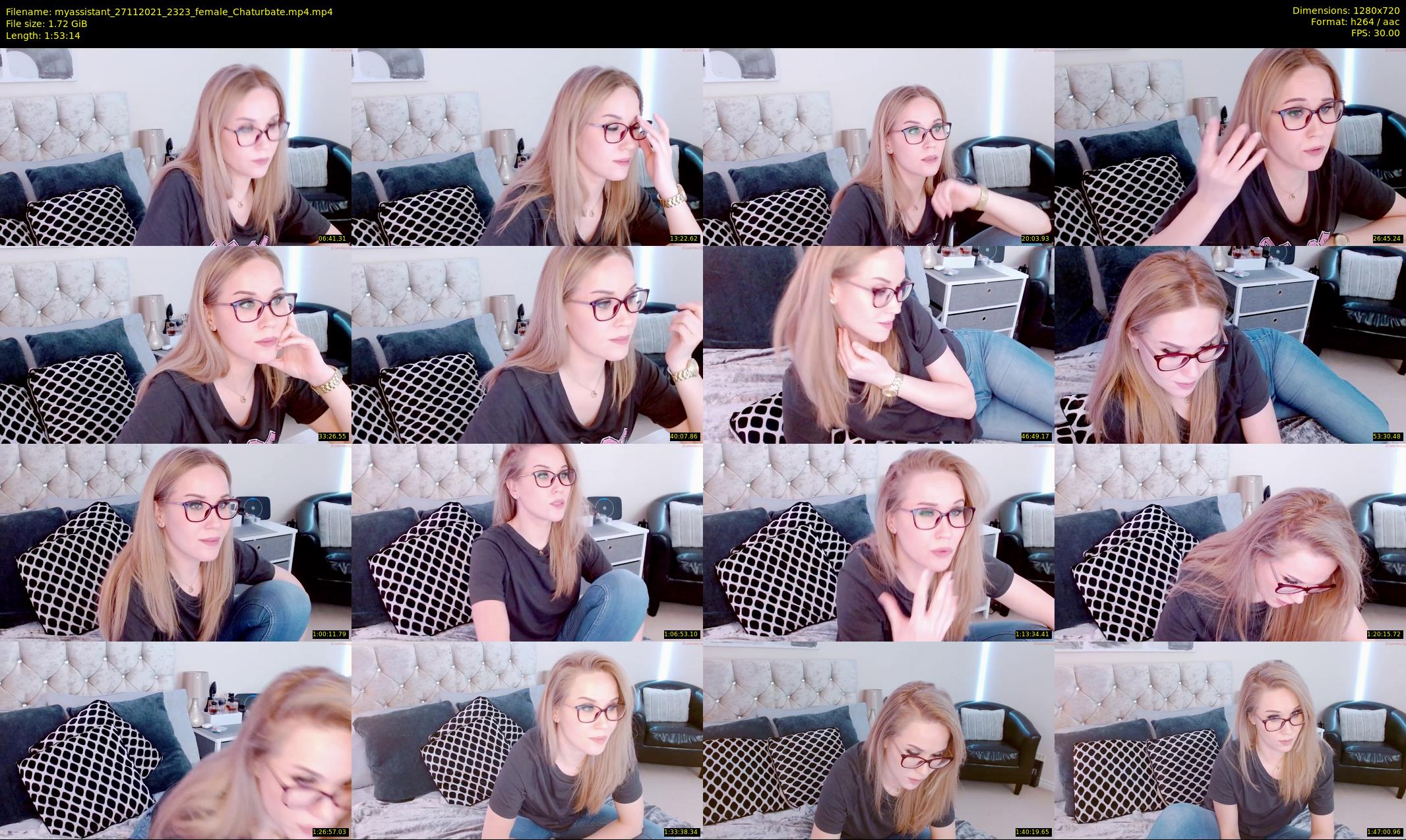 myassistant — 114 minute Chaturbate female cam show recording, 720p, Nov 27, 2021