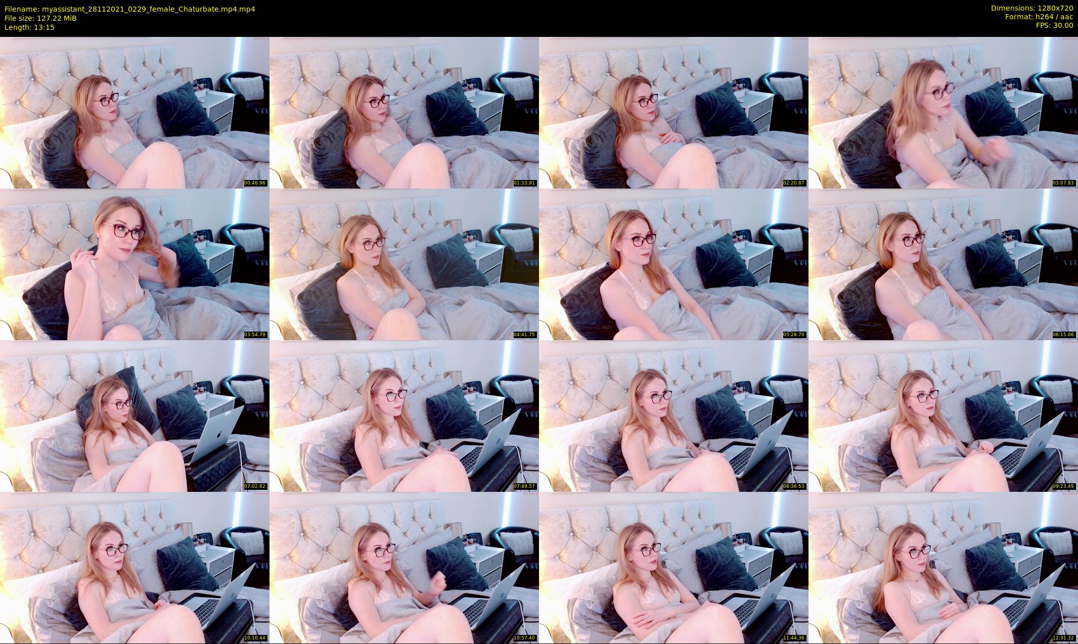 myassistant — 14 minute Chaturbate female cam show recording, 720p, Nov 28, 2021