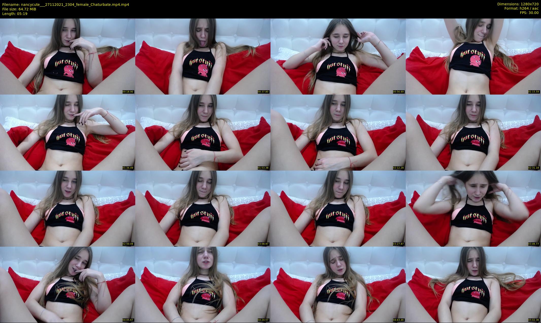 nancycute__ — 6 minute Chaturbate female cam show recording, 720p, Nov 27, 2021