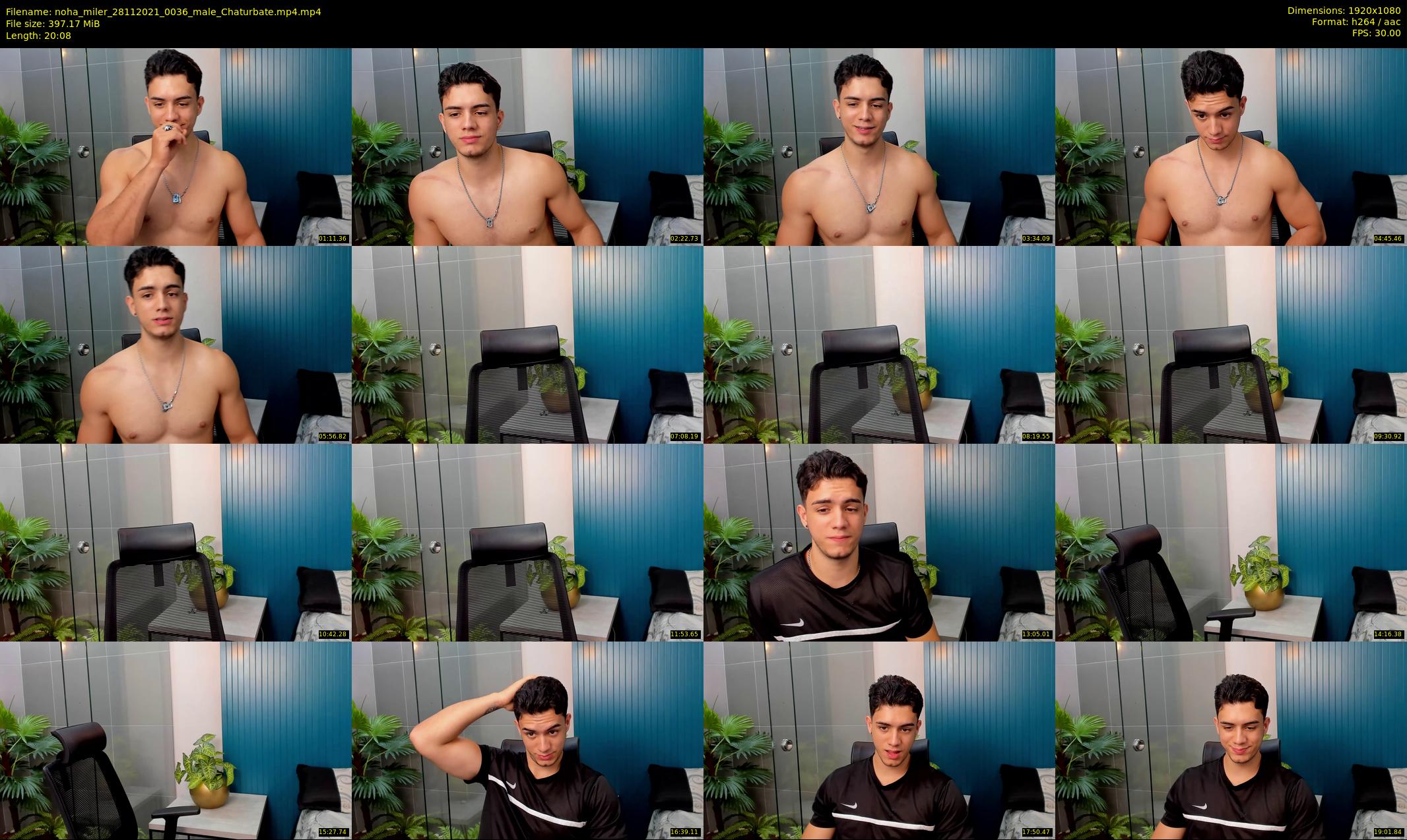 noha_miler — 21 minute Chaturbate male cam show recording, 1080p, Nov 28, 2021