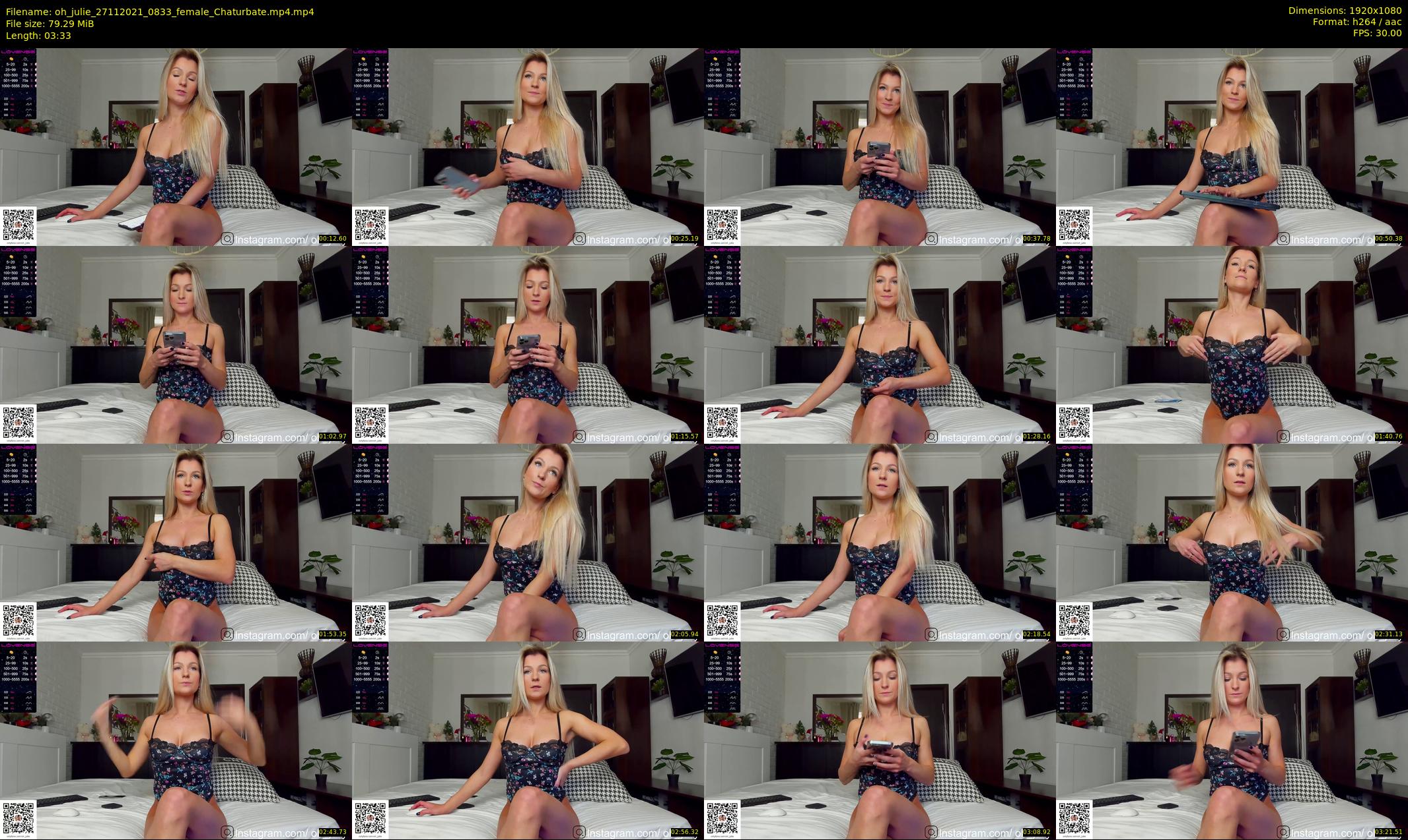 oh_julie — 4 minute Chaturbate female cam show recording, 1080p, Nov 27, 2021