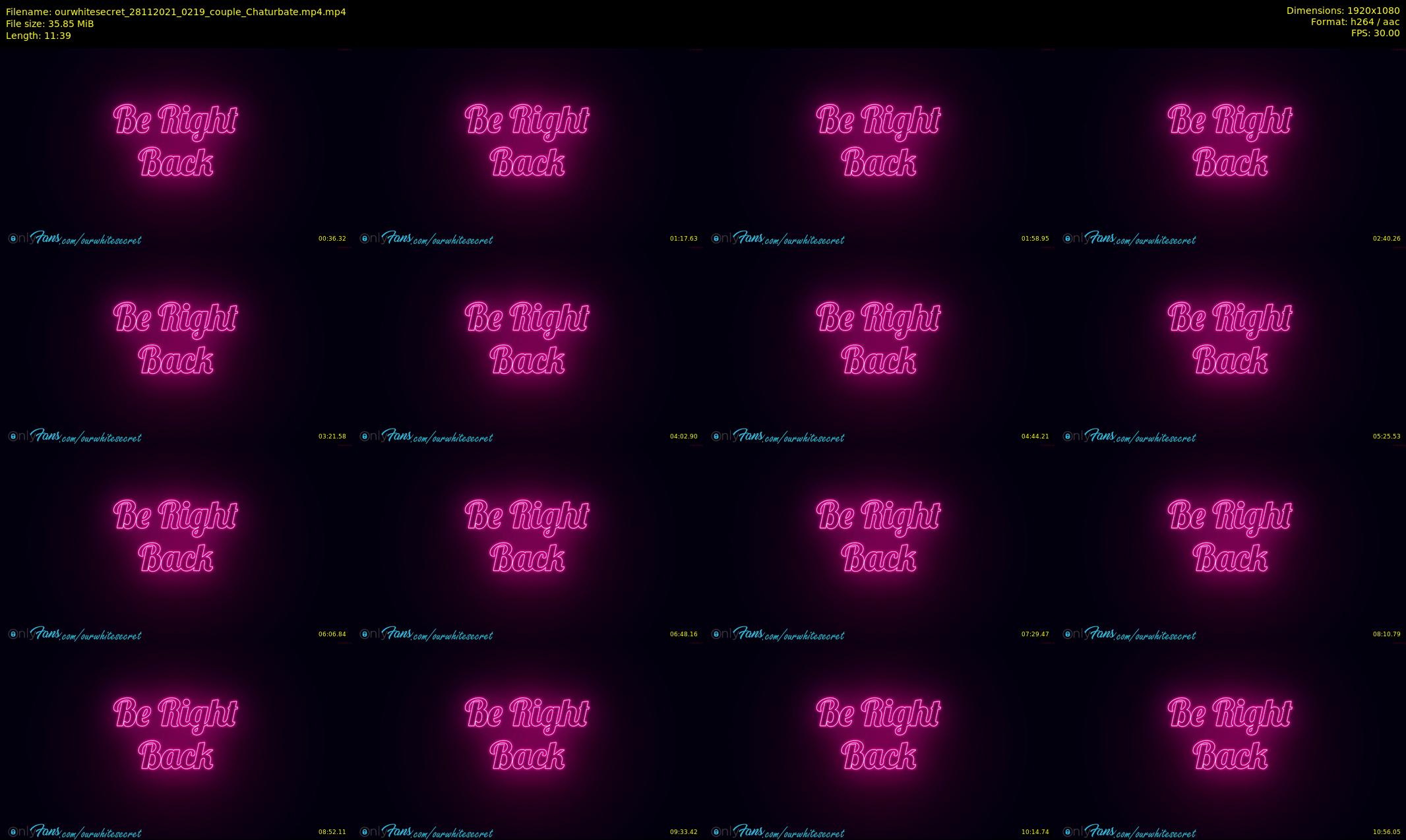 ourwhitesecret — 12 minute Chaturbate couple cam show recording, 1080p, Nov 28, 2021