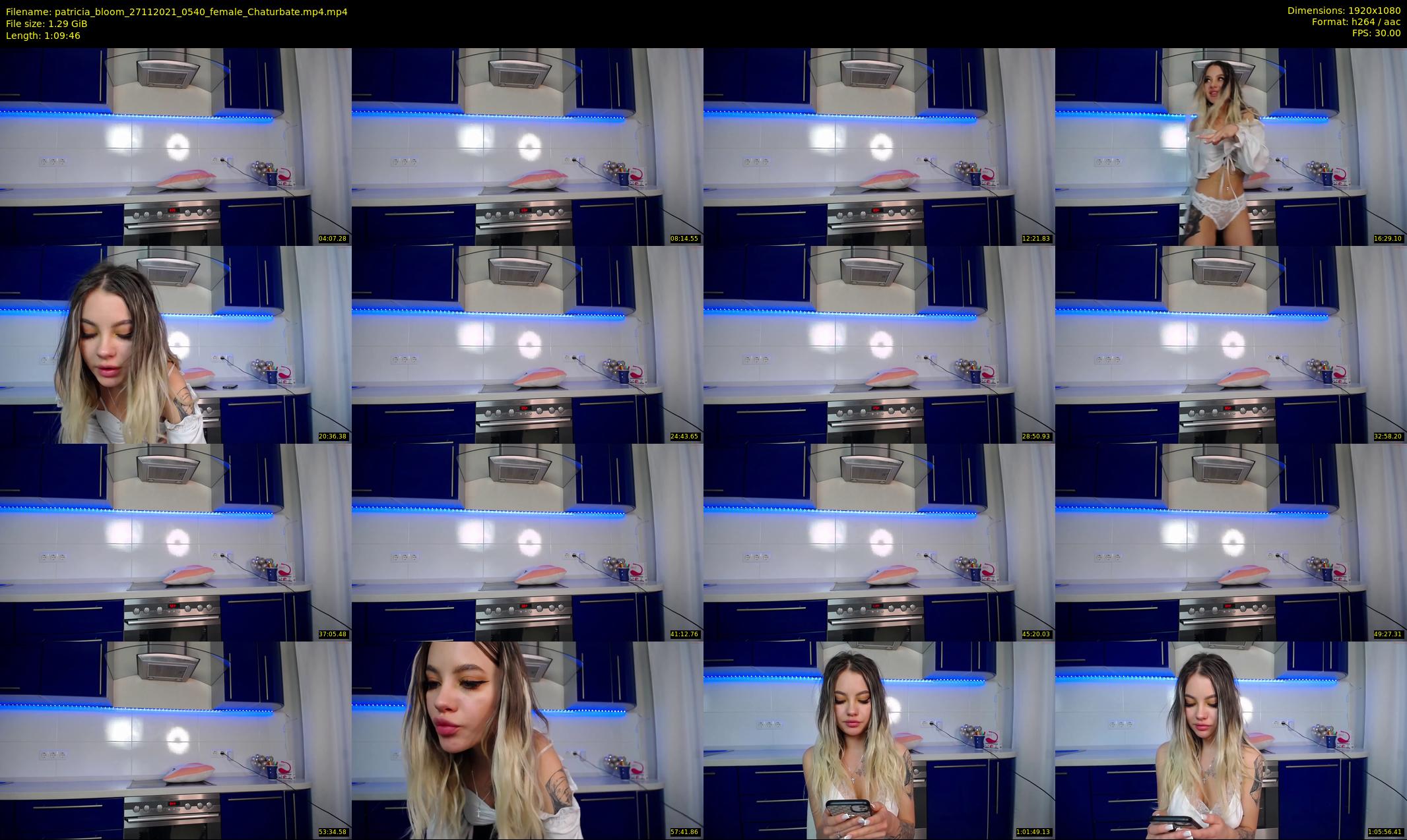 patricia_bloom — 70 minute Chaturbate female cam show recording, 1080p, Nov 27, 2021