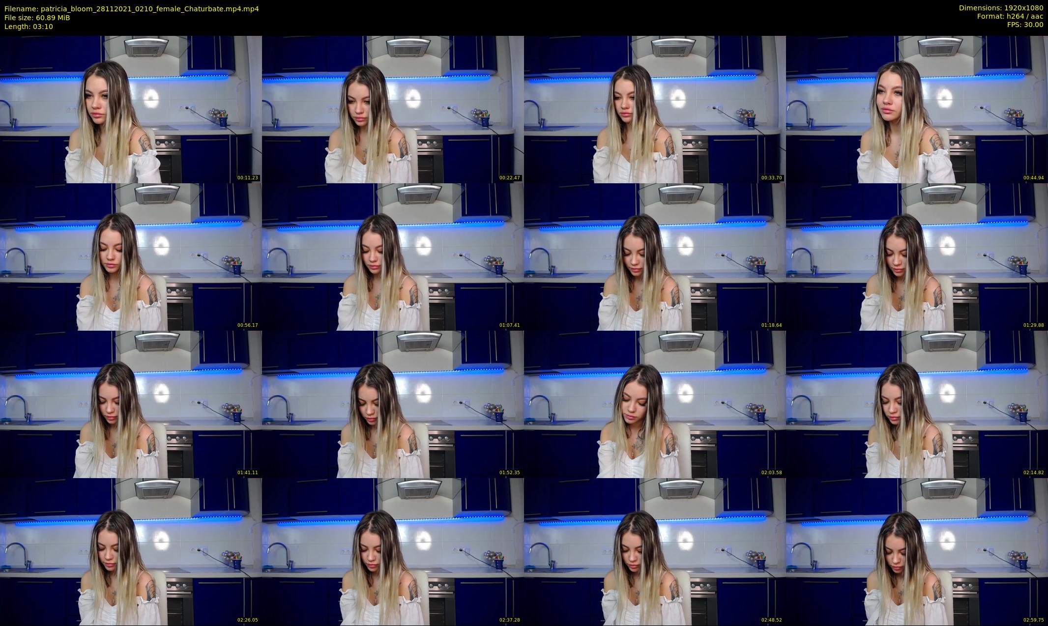 patricia_bloom — 4 minute Chaturbate female cam show recording, 1080p, Nov 28, 2021