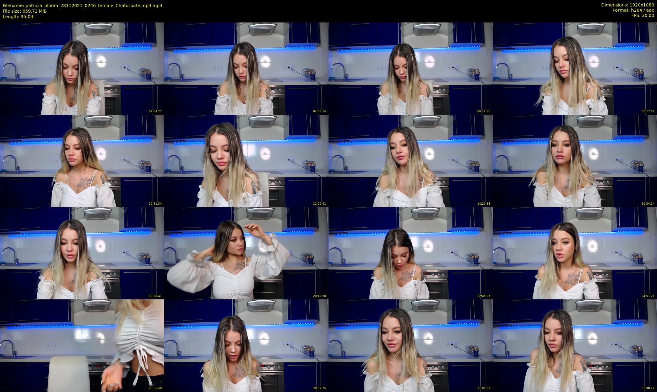 patricia_bloom — 36 minute Chaturbate female cam show recording, 1080p, Nov 28, 2021