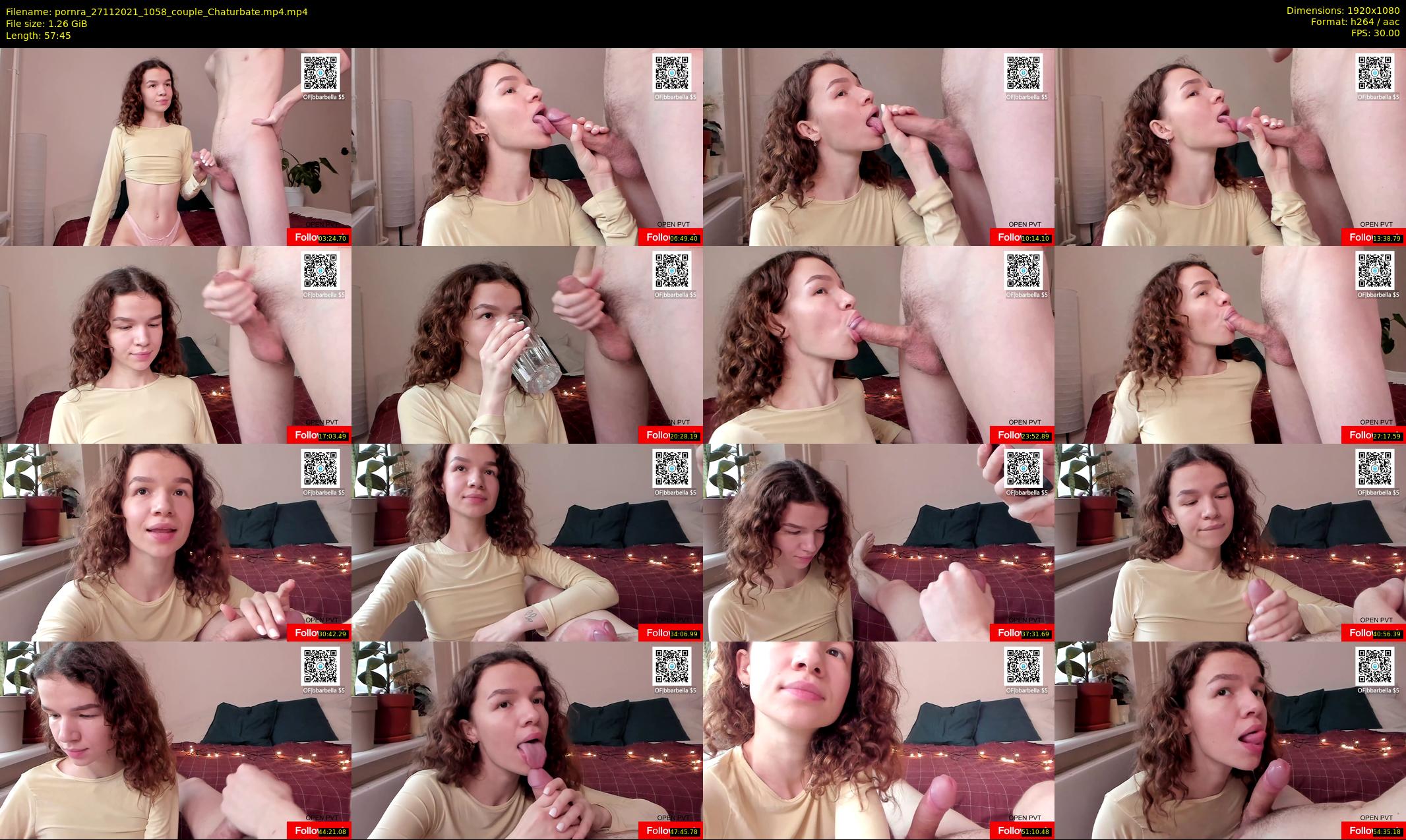 pornra — 58 minute Chaturbate couple cam show recording, 1080p, Nov 27, 2021